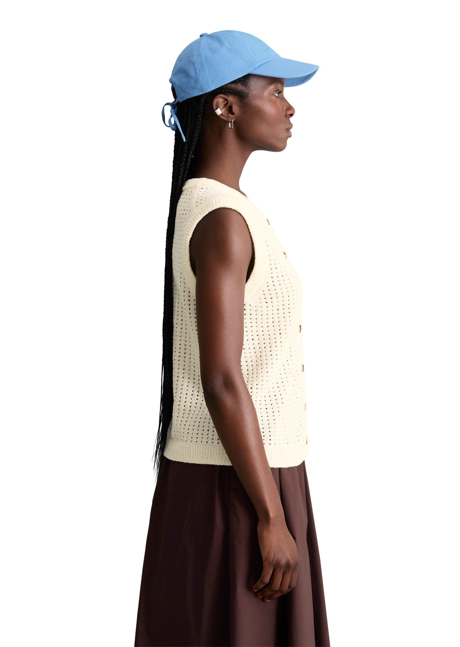Marc O'Polo DENIM Strickweste aus weichem Organic Cotton-Mix