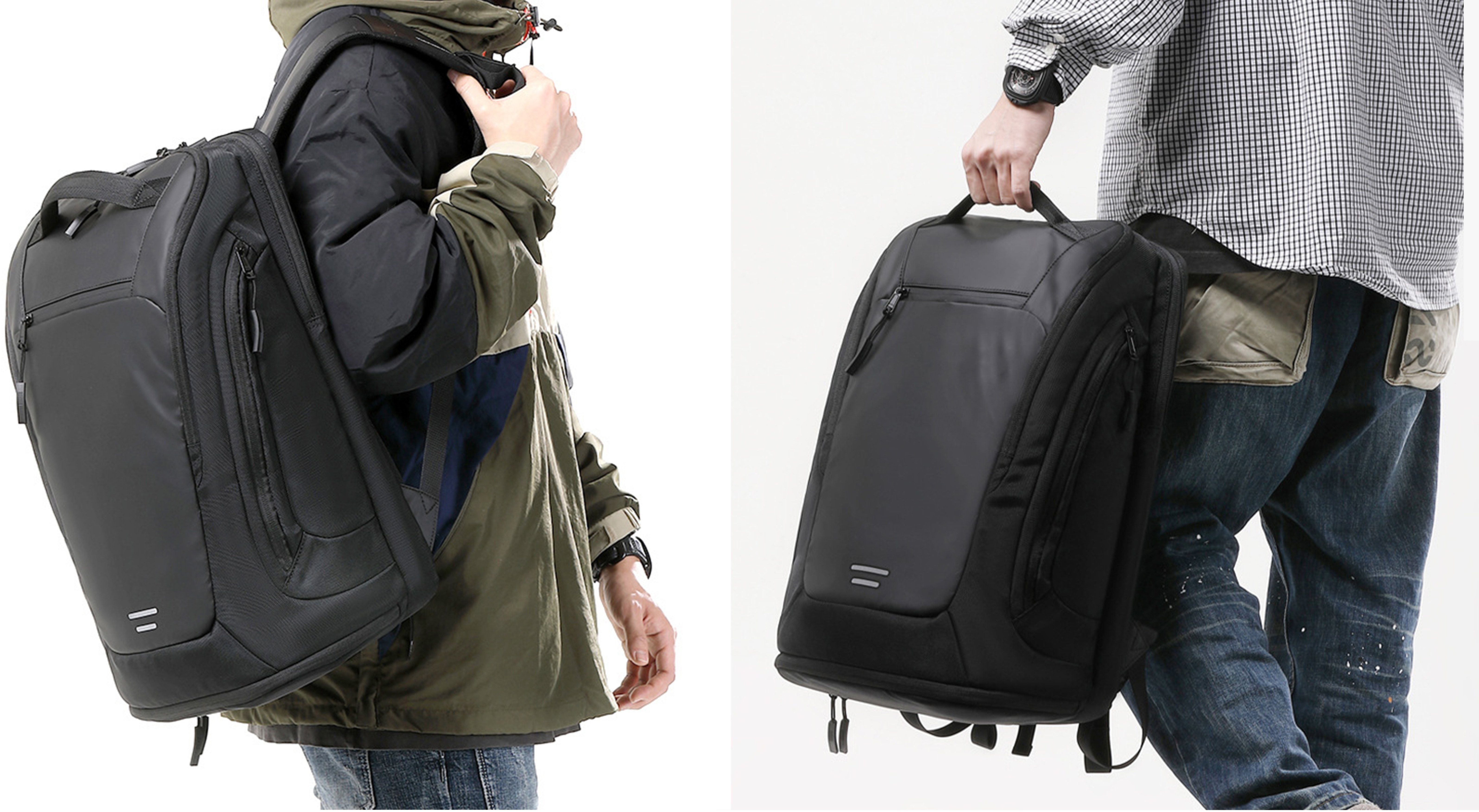 OKWISH Reiserucksack Laptoprucksack Laptop Rucksack Backpack Herren Laptop (Leder Schuhfach, mit Jungen Damen Sportrucksack, Arbeit Rucksack Uni Reisen Tasche Teenager mit für Business Schule Reisen Freizeit Notebook Schulrucksack, Freizeitrucksack Laptoptasche Laptopfach), Rucksäcke usw Handgepäck