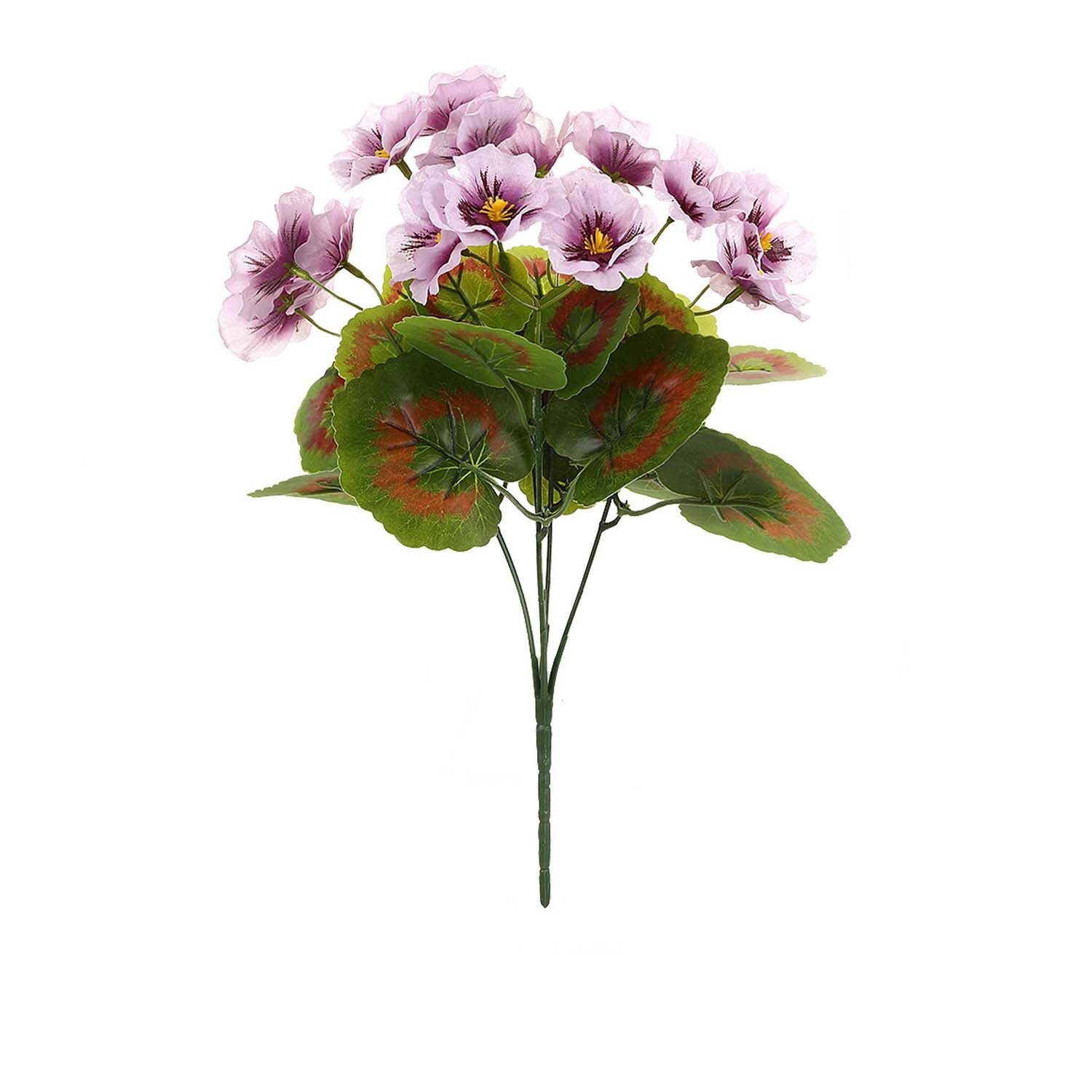 Kunstblumenstrauß 4 Bündel Künstliche Blumen Geranie günstig online kaufen