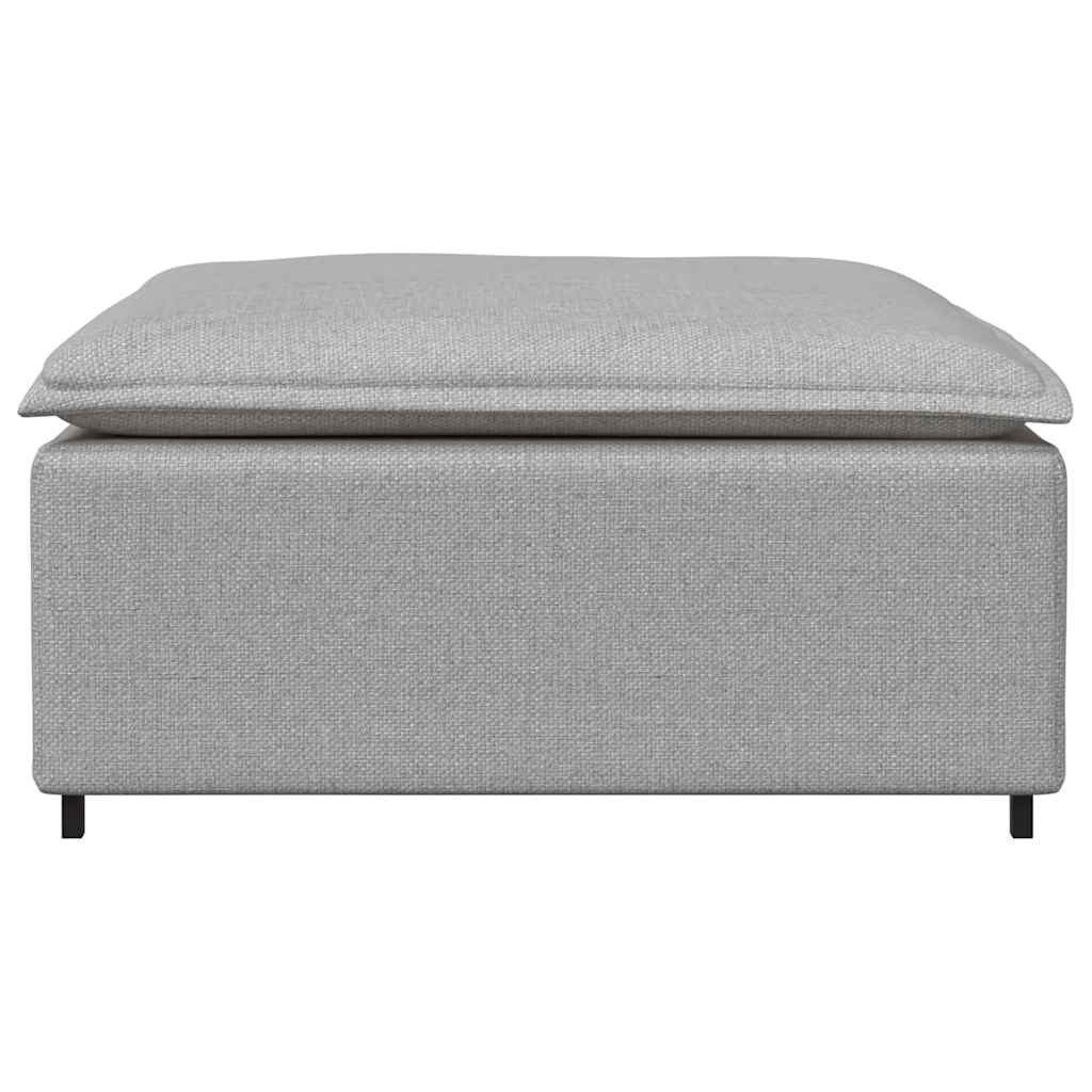 vidaXL Sofaelement Modulares Sofa-Fußhocker-Modul Wolkengrau 100 günstig online kaufen