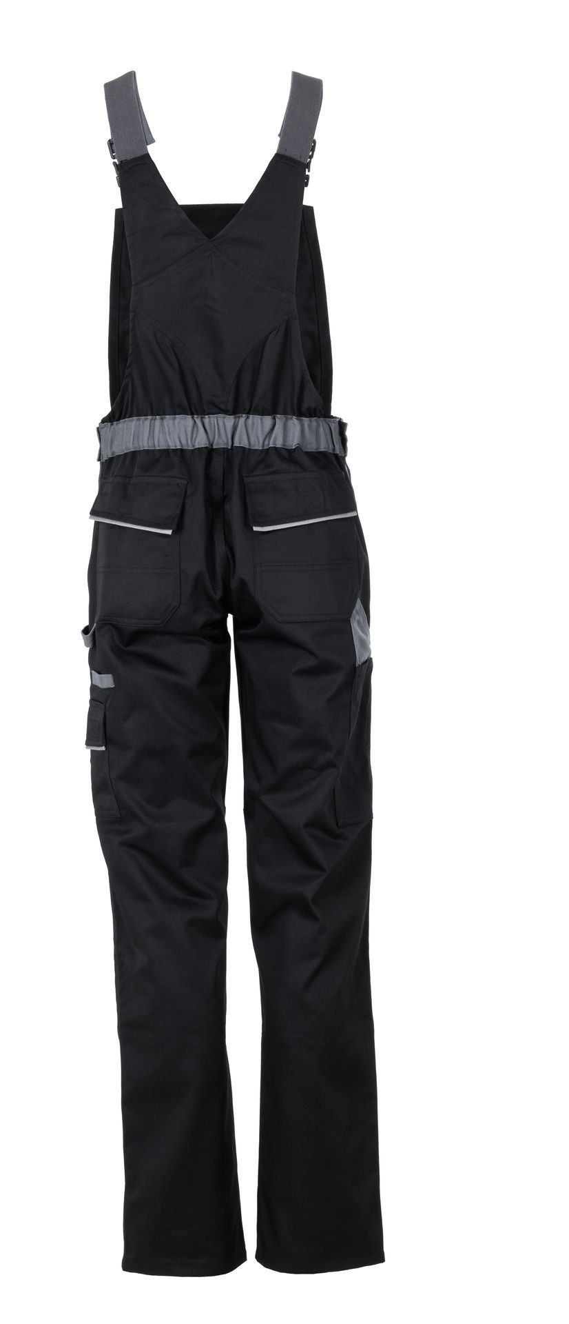 Planam Arbeitslatzhose PLANAM Damen Latzhose HIGHLINE Schwarz/Schiefer/Zink – Bild 4 von 4
