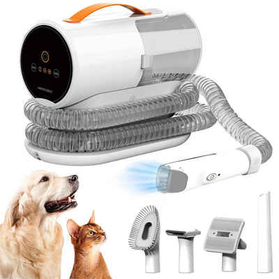 AIRROBO Hundeschermaschine Der Pet Physical Hairdresser ist für viele Haustiere geeignet, 5-in-1, Schlauch abnehmbar