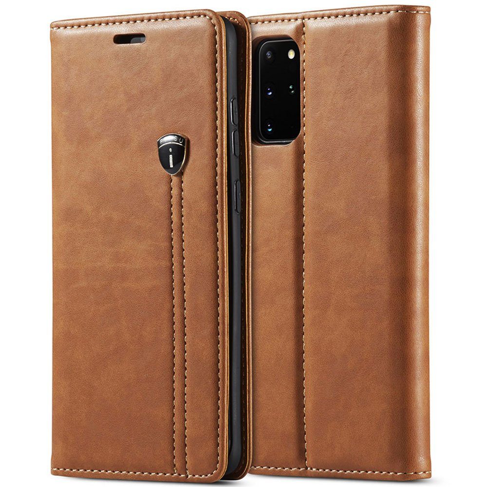 FITSU Handyhülle Handyhülle für Samsung Galaxy S20 Plus Hülle, Handytasche 6,7 Zoll, Flipcase für Samsung S20 Plus Schutzhülle, Handy Tasche mit Kartenfach