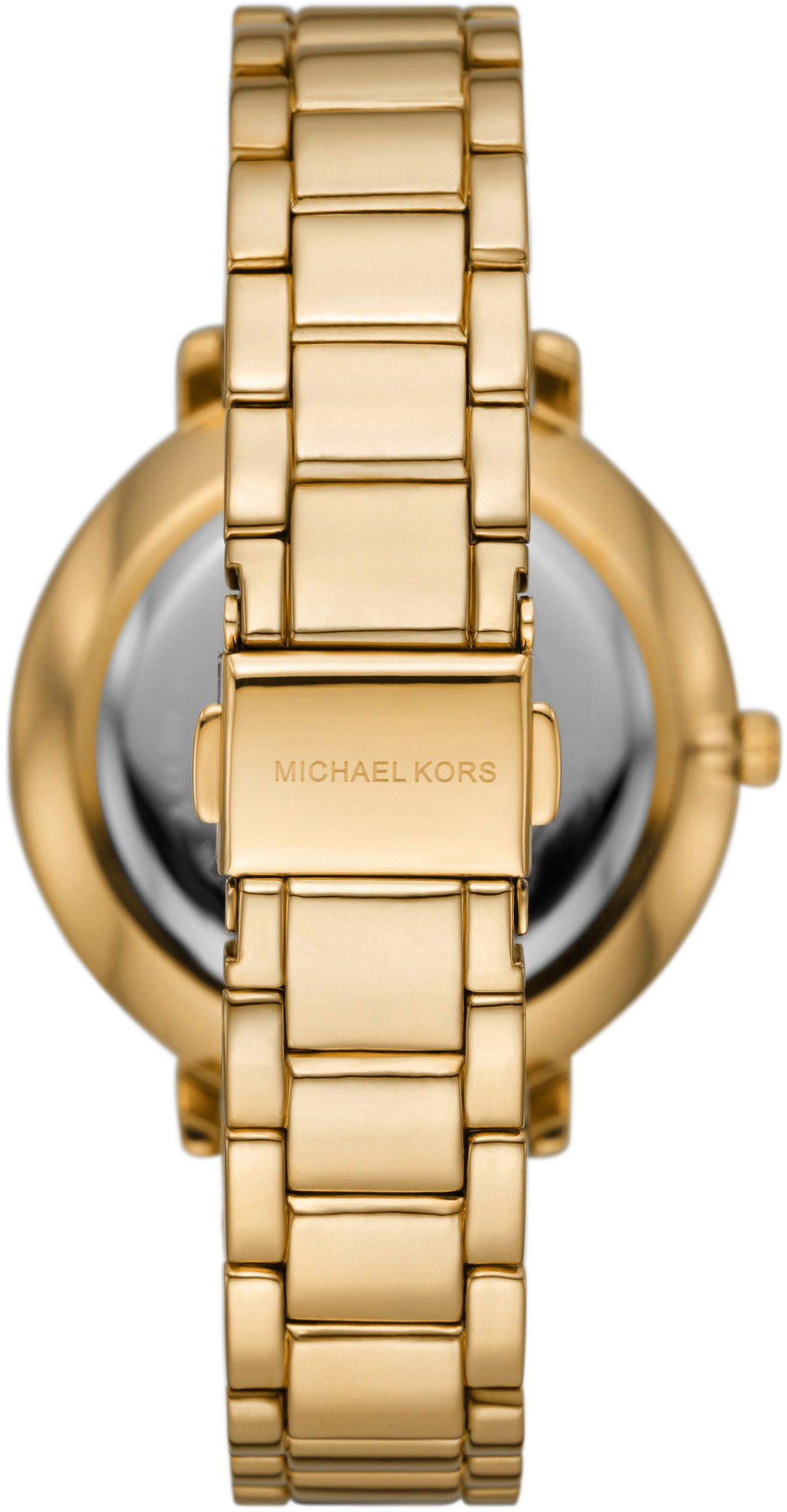 MICHAEL KORS Quarzuhr PYPER MK4916, Armbanduhr, Damenuhr, Edelstahlarmband, analog, Glassteine