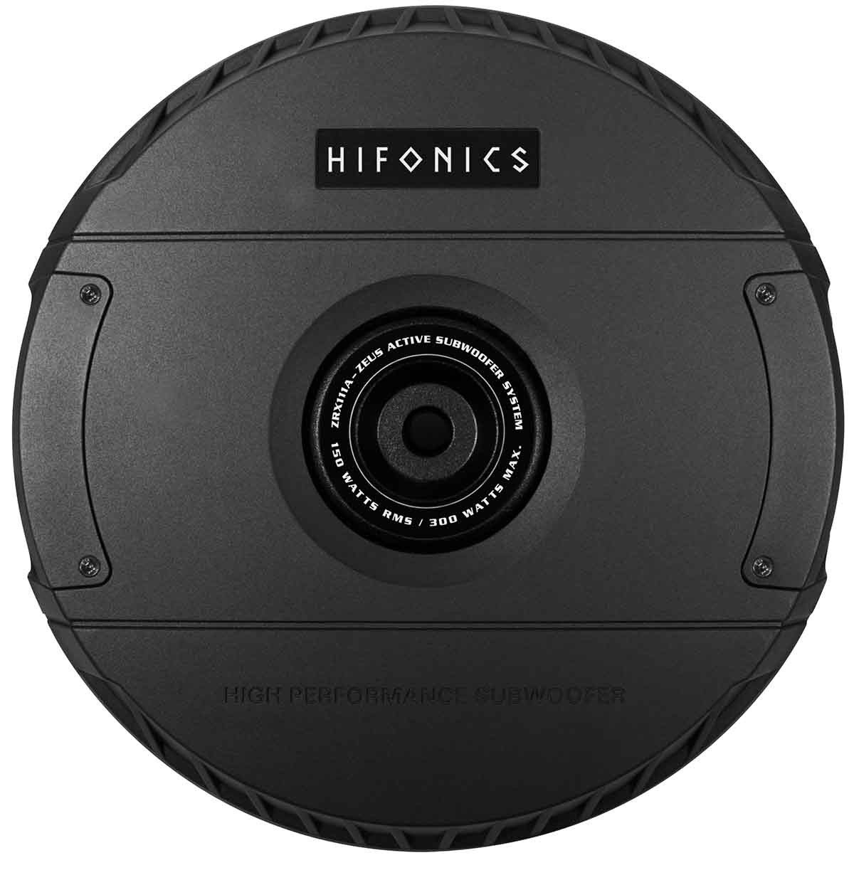 Hifonics ZRX111A 28cm Aktiv-Subwoofer Reserverad-Mulde und Felgen Auto-Subwoofer (150 W, max.: W cm)