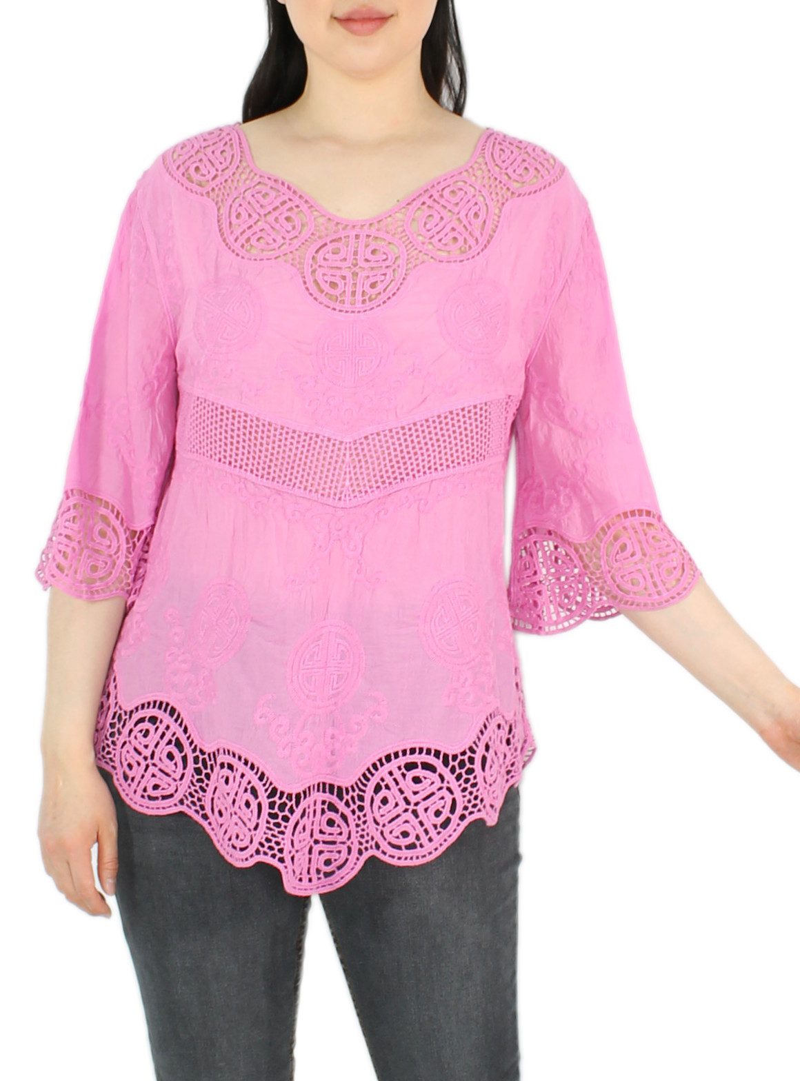 dy_mode Tunika Damen Tunika 3/4 Arm günstig online kaufen