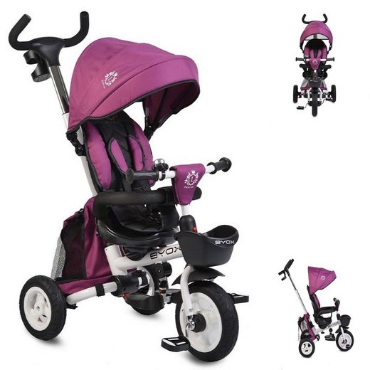 Byox Dreirad »Tricycle Flexy Lux 3 in 1«, Dreirad, klappbar