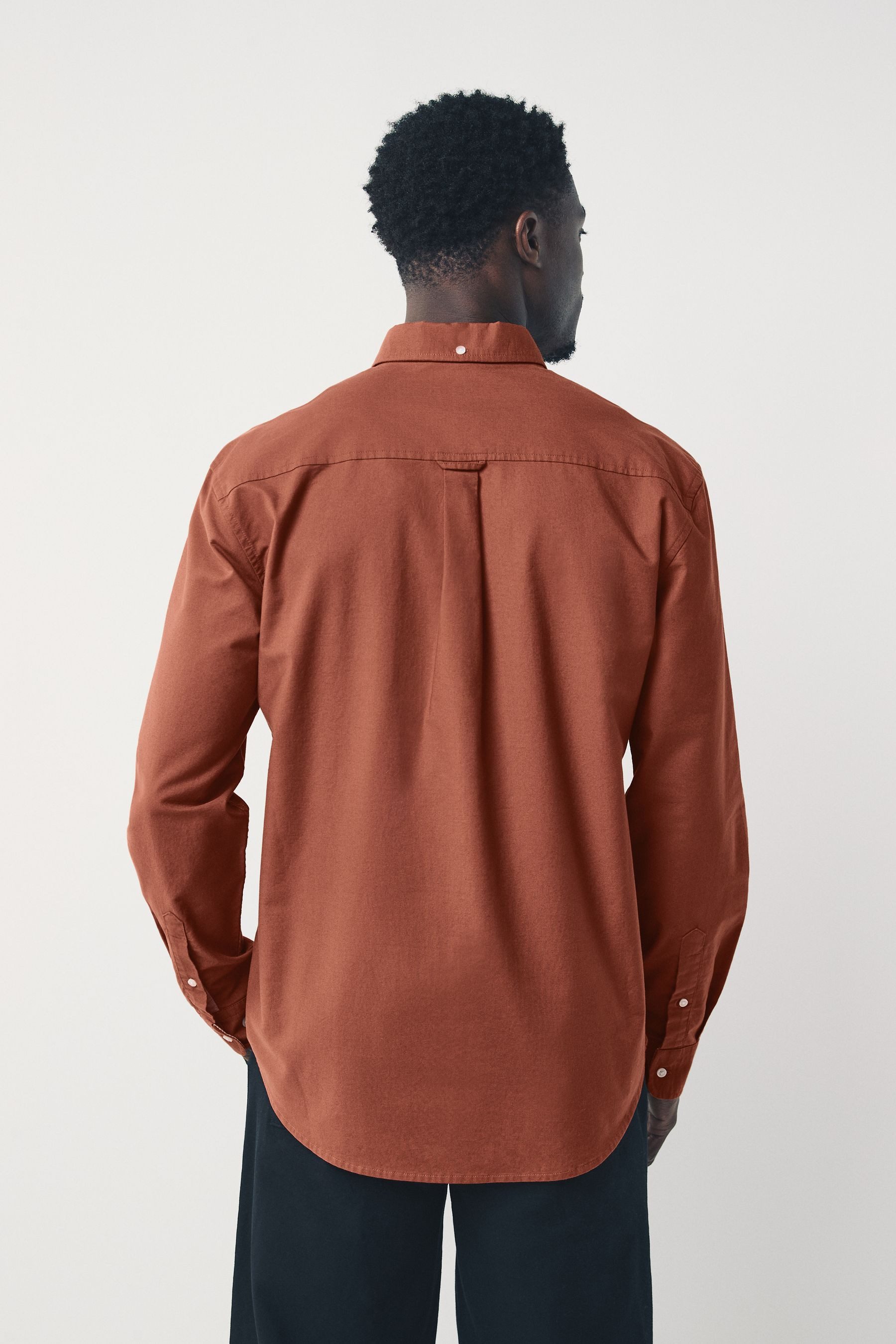 Next Langarmhemd Regular Fit Oxford-Langarmhemd (1-tlg) günstig online kaufen