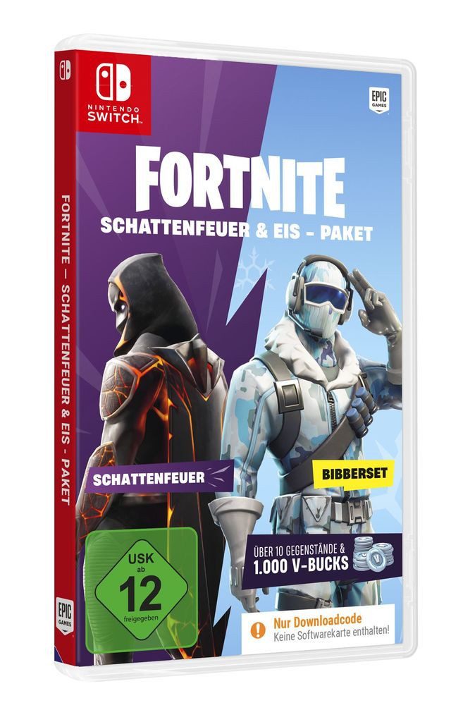 Fortnite Schattenfeuer & Eis Paket (Code in Box) Nintendo Switch