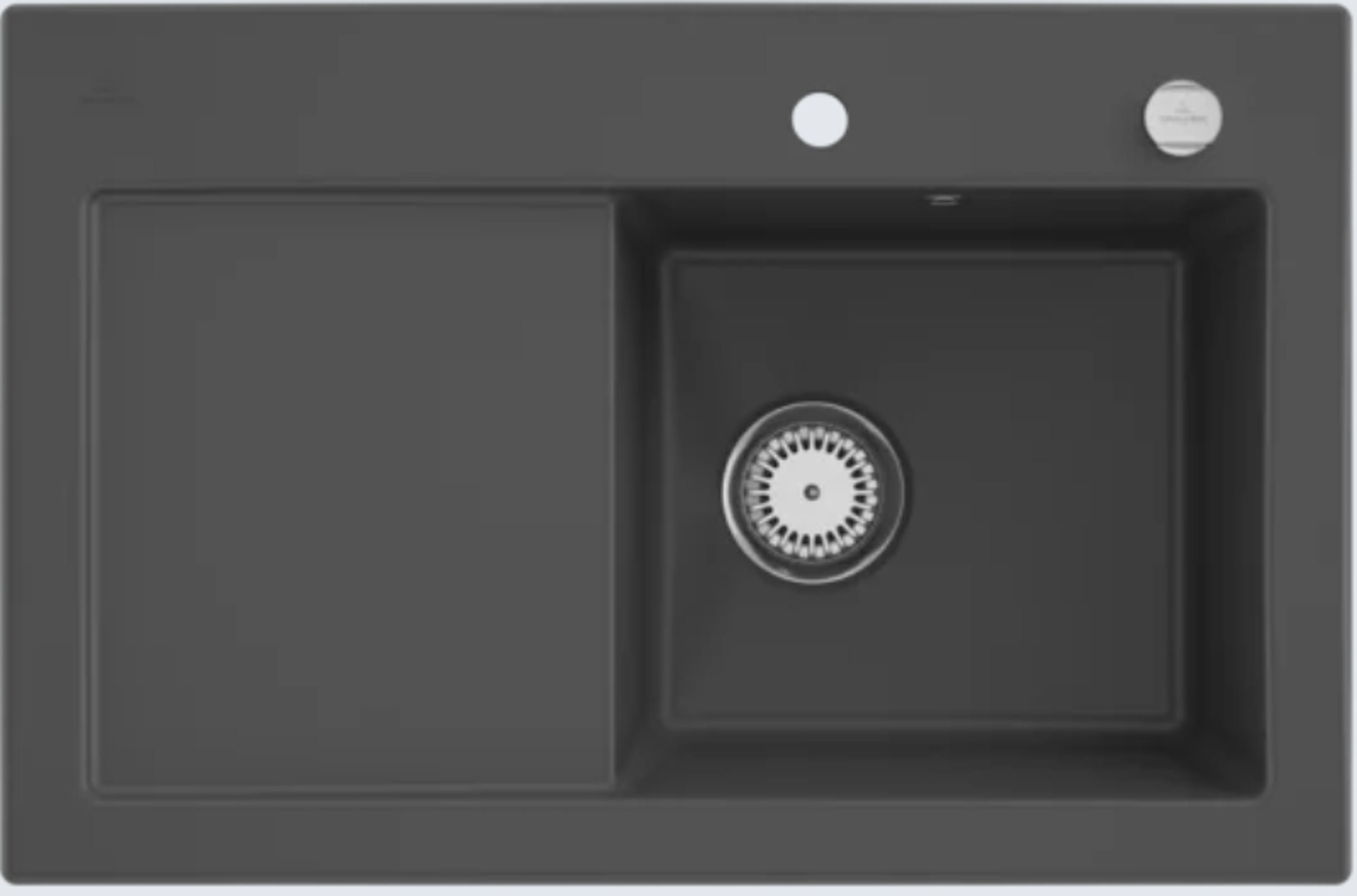 Villeroy & Boch Küchenspüle 6714 02 i4, Rechteckig, 78/22 cm, Subway Serie, Becken links und rechts möglich