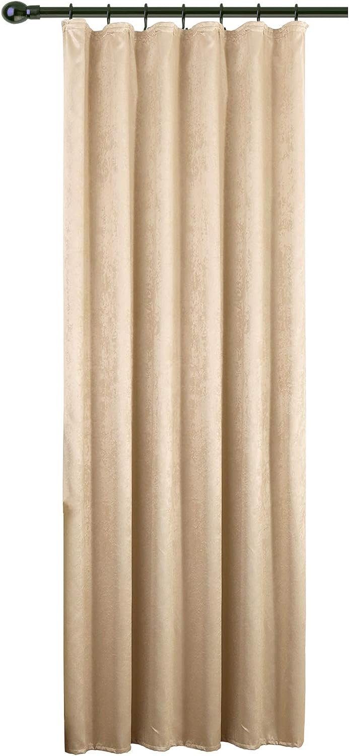 Woltu Gardine (1 St), blickdicht, mit Kräuselband, 270 g/m², Damast Optik günstig online kaufen