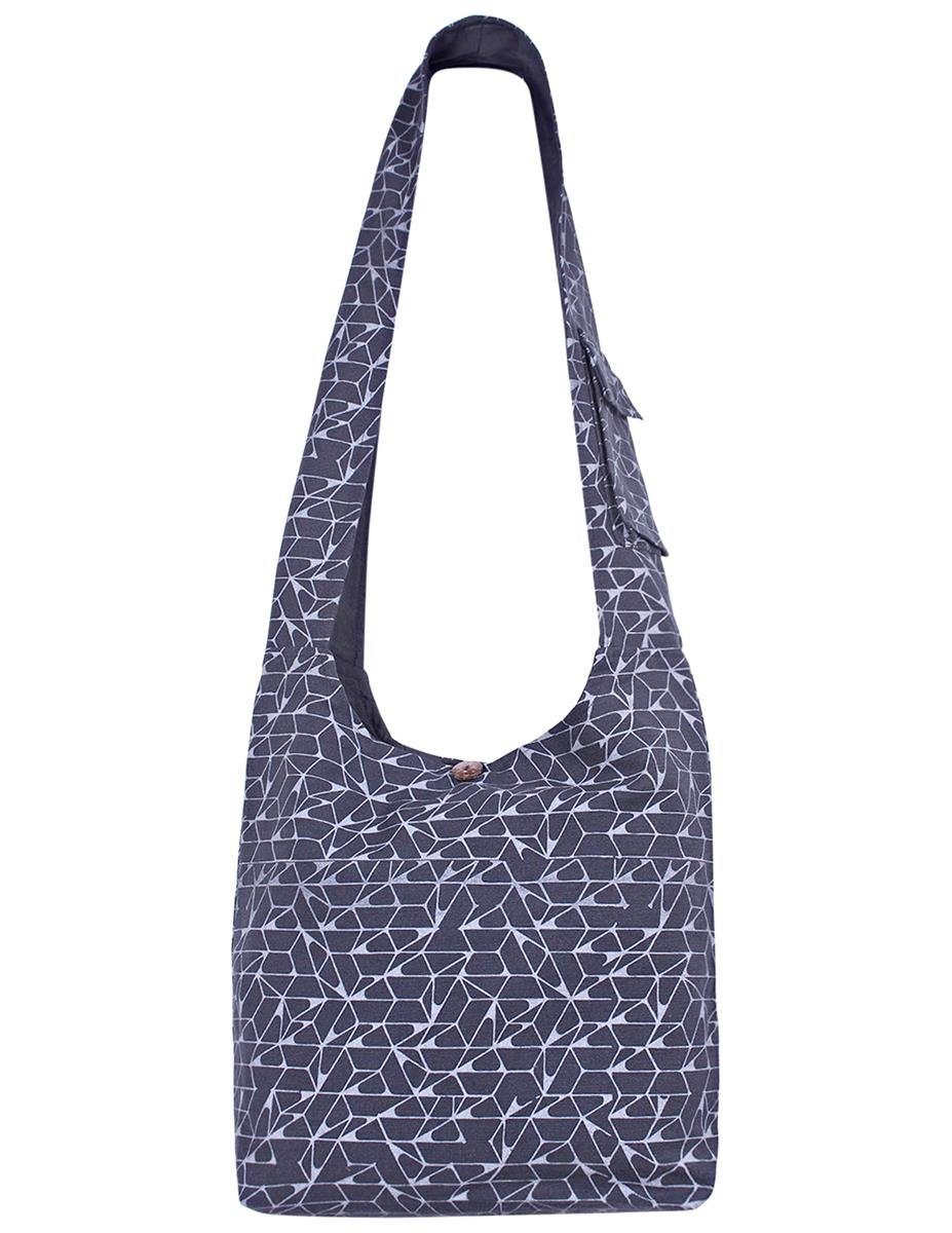 Vishes Shopper Umhängetasche Schultertasche Beuteltasche, Ethno, Hippie, Yogi Style – Bild 2 von 3