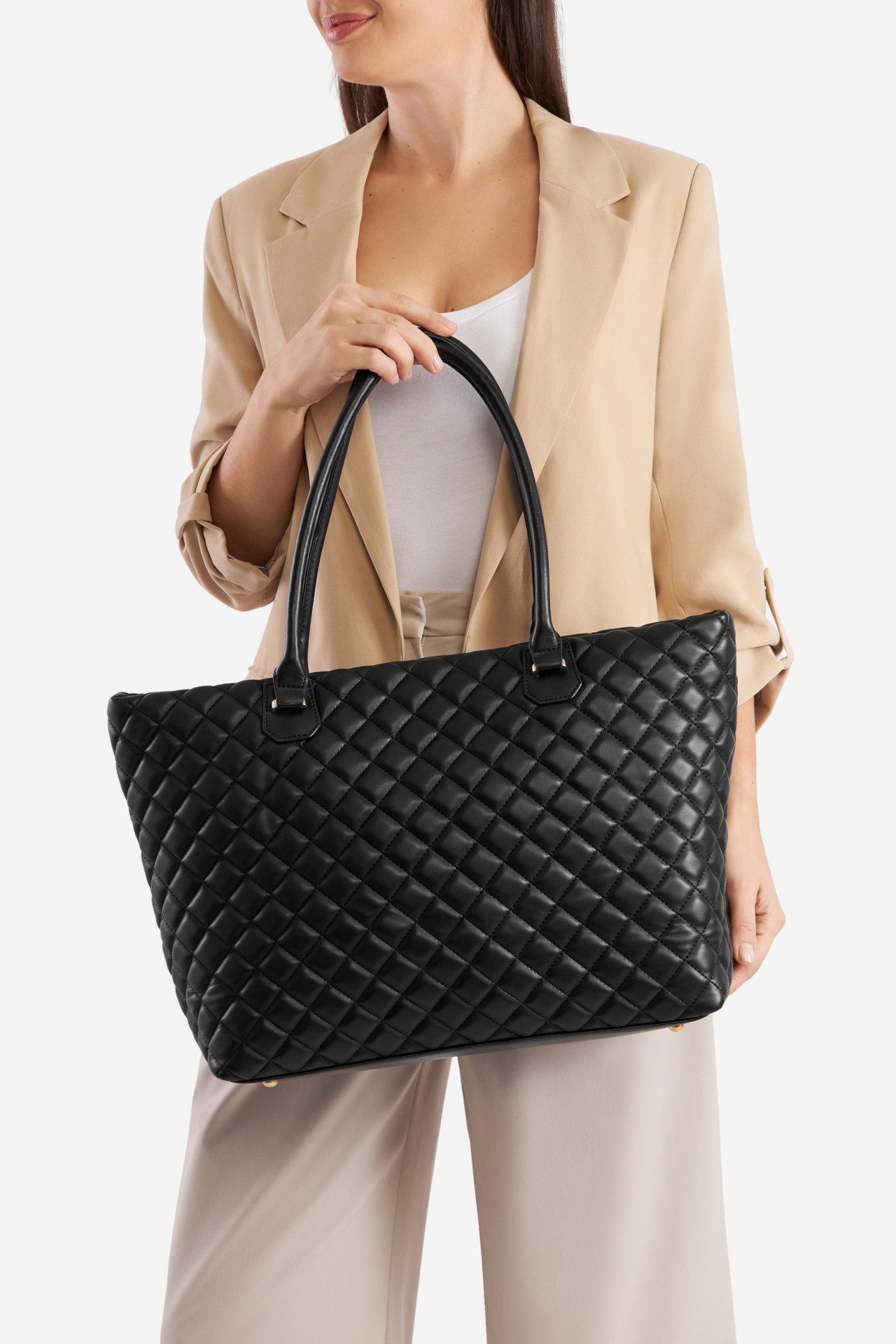 Handtasche Jenny Fairy Große Shoppertasche JFR-K-012-06 schwarz