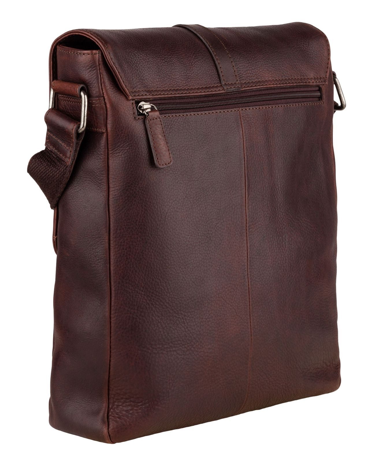Burkely Umhängetasche Crossover Messenger Bag, aus echtem Leder