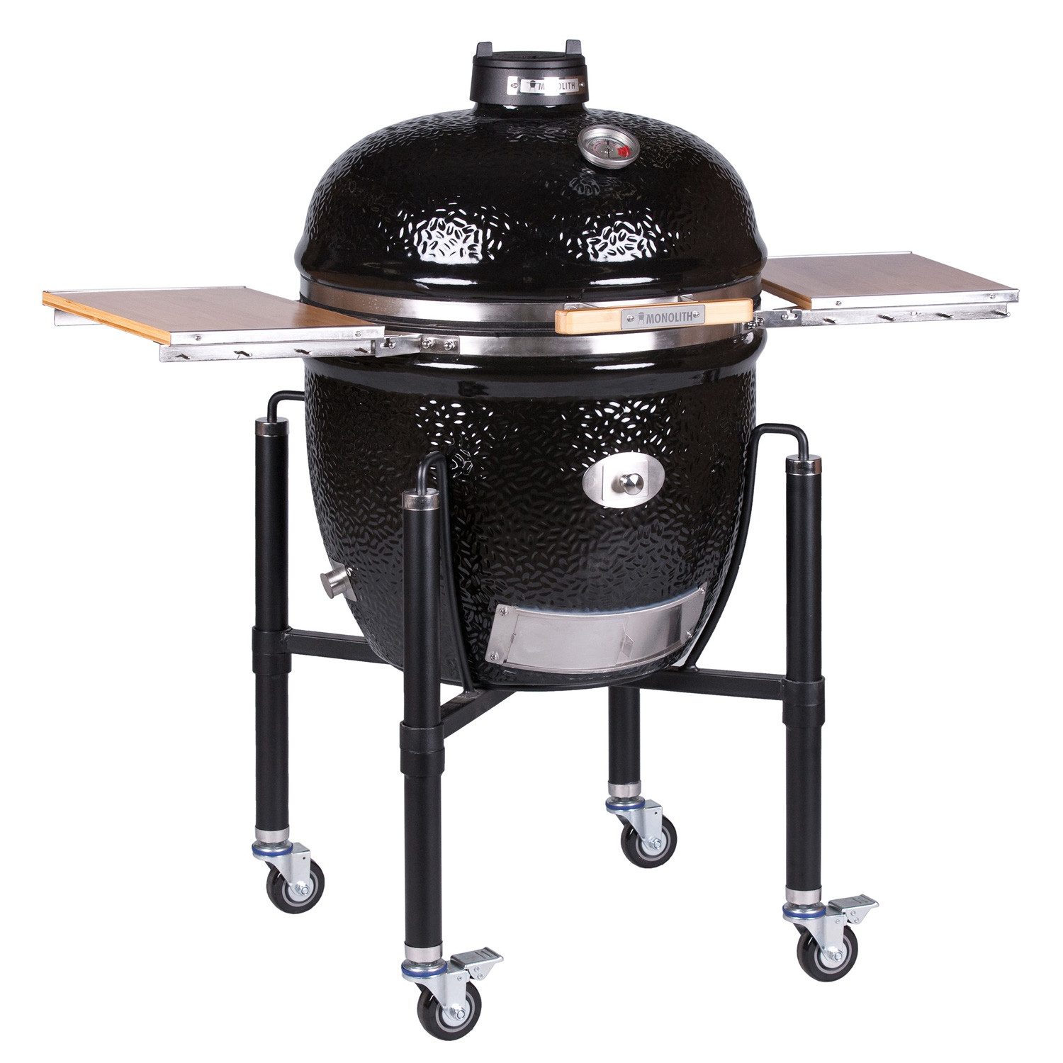 MONOLITH Keramikgrill MONOLITH LeCHEF Keramikgrill PRO-Serie 2.0 Schwarz mit Gestell