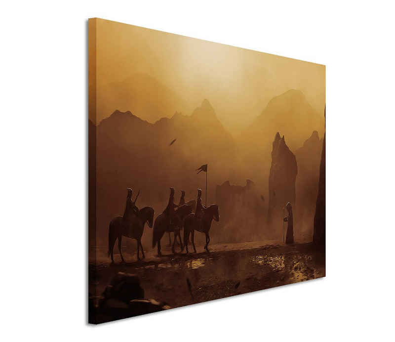 Sinus Art Leinwandbild Cavelands Fantasy 120x80cm