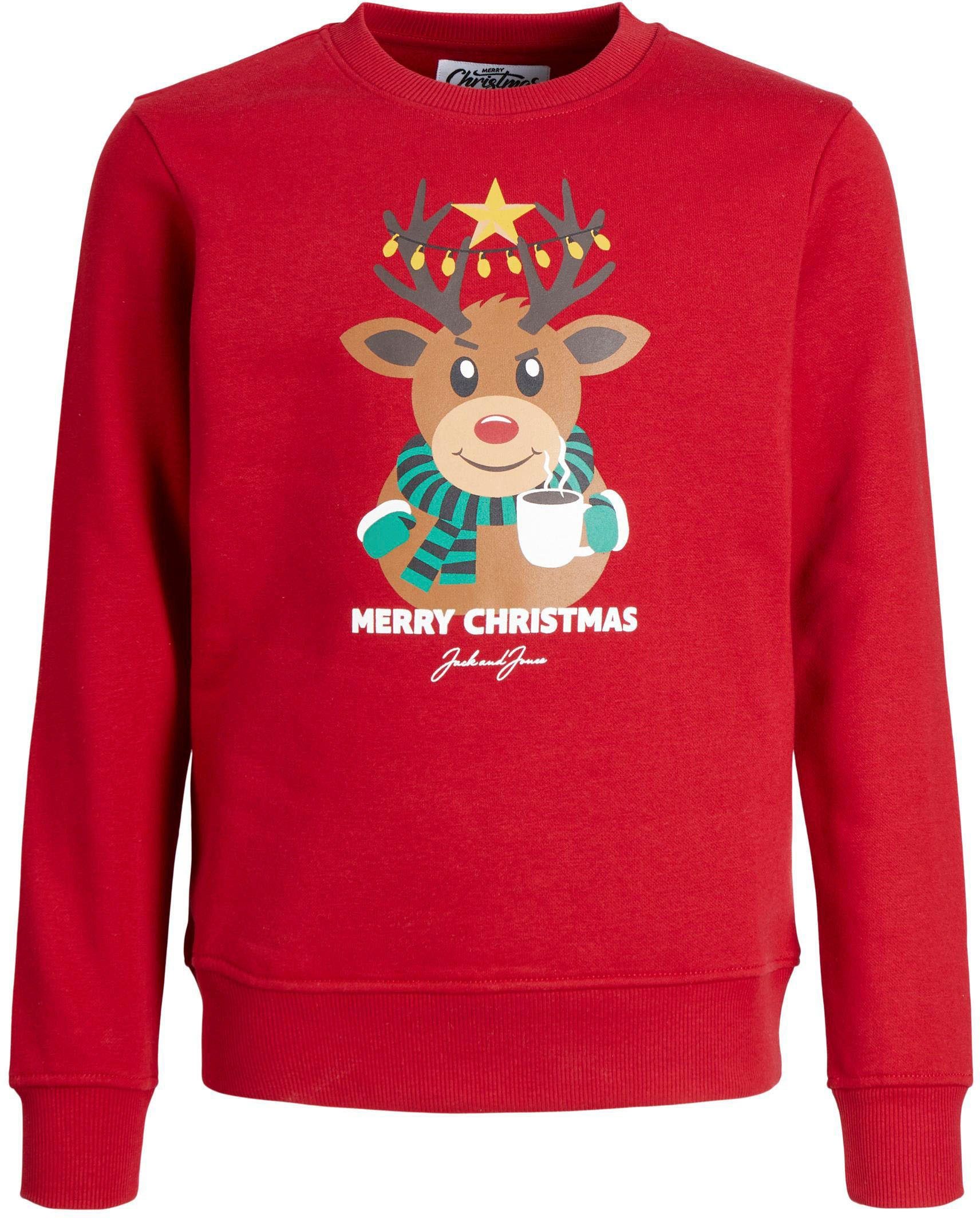 Jack & Jones Junior Weihnachtssweatshirt »mit tollem Druck« online kaufen |  OTTO