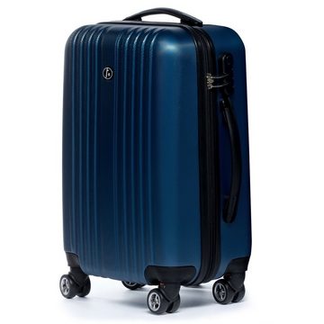 FERGÉ Koffer Handgepäck-Koffer Hartschale erweiterbar TOULOUSE, Handgepäck Koffer Hartschale, Kabinen-Trolley Rollkoffer mit 4 Rollen