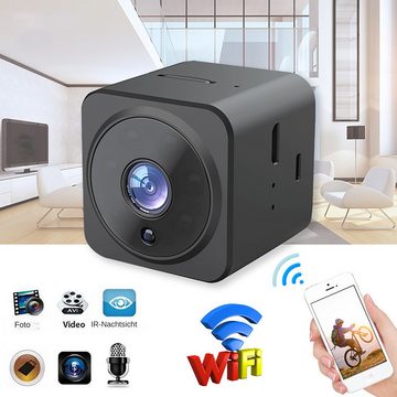 yozhiqu Fernbedienbare kabellose Kamera, Mini-Kamera, kabellose Nachtsicht Full HD-Webcam (überwachungskamera, HD, WLAN, 1080P Action-Kamera)