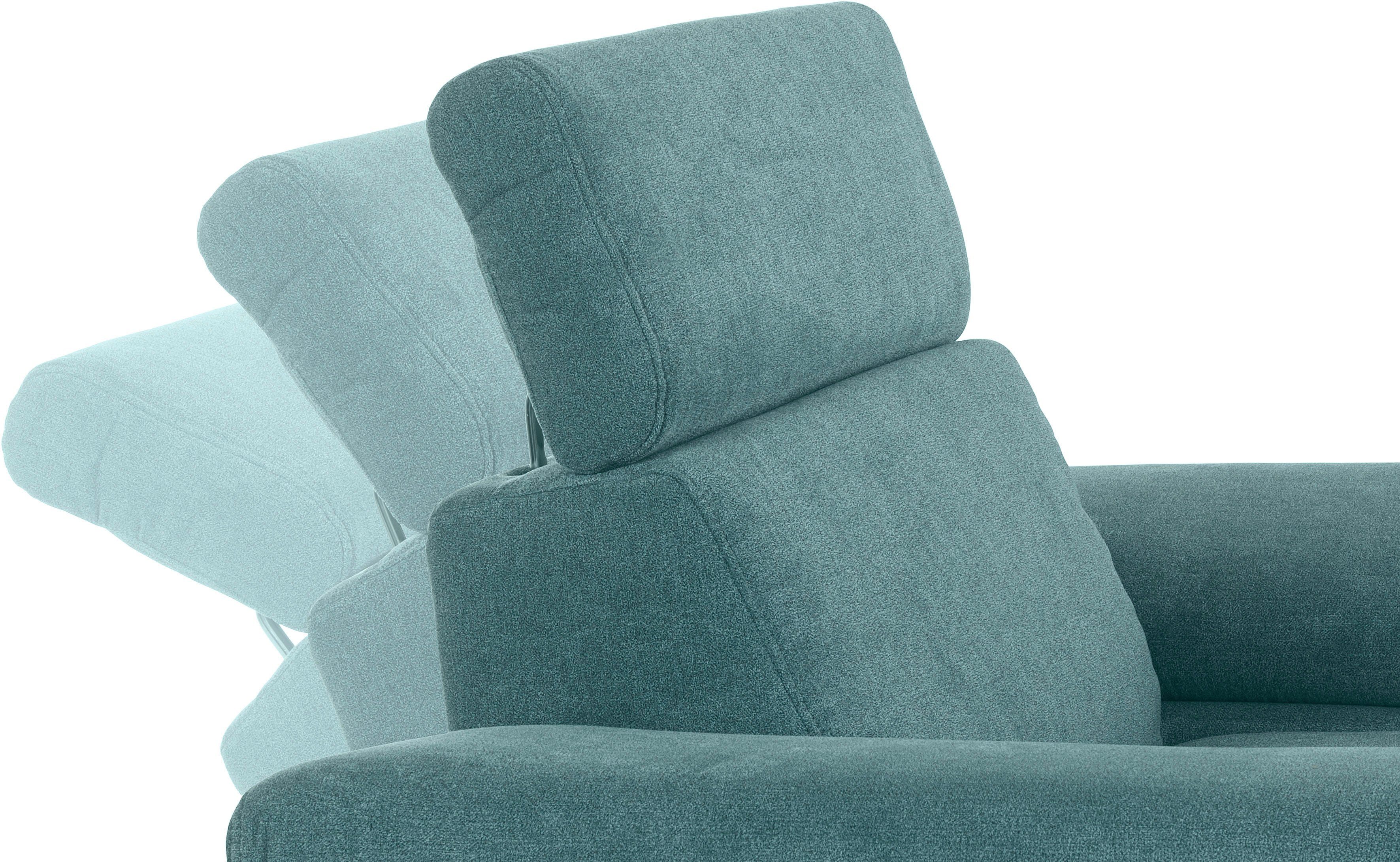 Places of Style Sessel Trapino Luxus, Lederoptik wahlweise Rückenverstellung, mit in Luxus-Microfaser