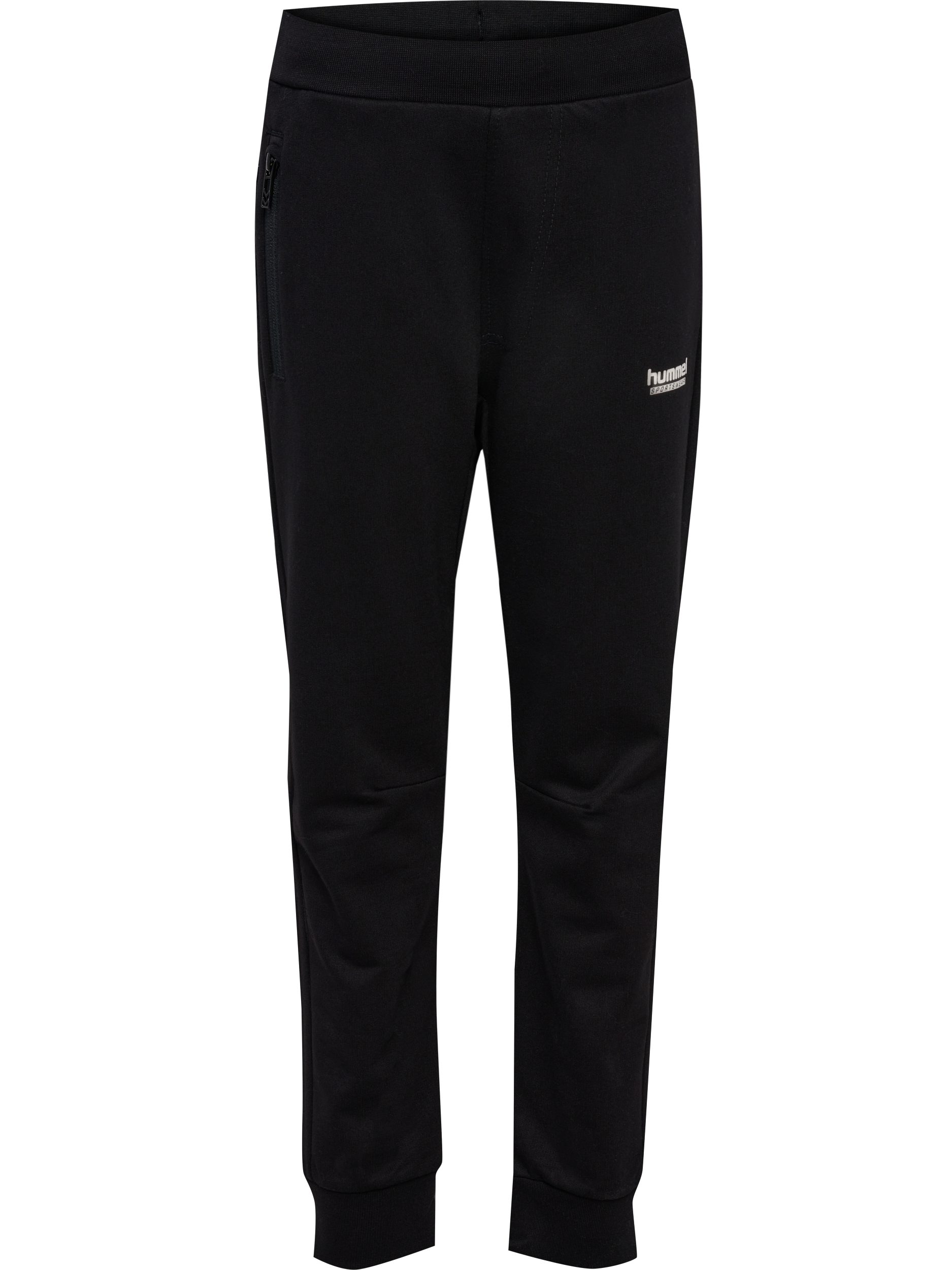 hummel Jogginghose hmlJR REGULAR ADJ WAIST PANTS mit Seitentaschen mit Reißverschlüssen, aus weichem Sweatstoff – Bild 3 von 5