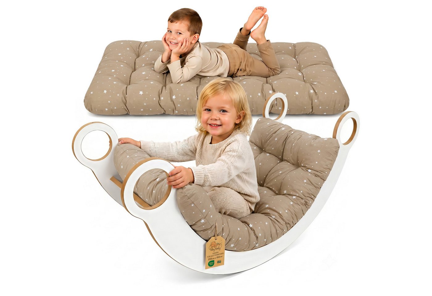 Jugendmatratze Krabbeldecke für Baby Kissen für Kletterbogen - Bodenkissen Kinder, Totsy Baby