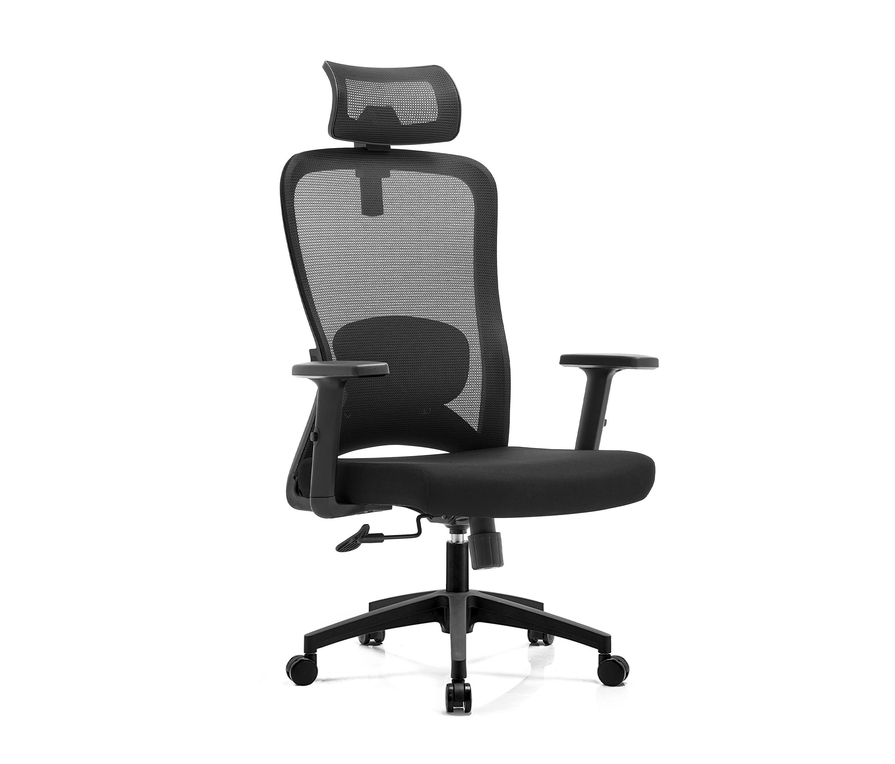 Ergolutions Bürostuhl ergonomisch LINO Schreibtischstuhl, 5 Jahre Garantie / Lumbalstütze / 120 kg Traglast / weiche Rollen