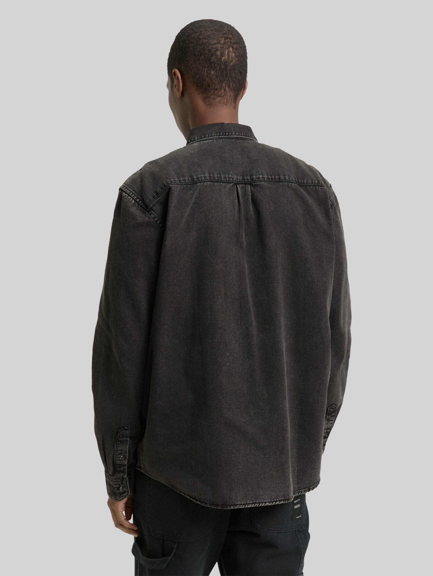 TOM TAILOR Denim Langarmhemd Blusen & Shirts Relaxed Fit Hemd mit Brusttasche