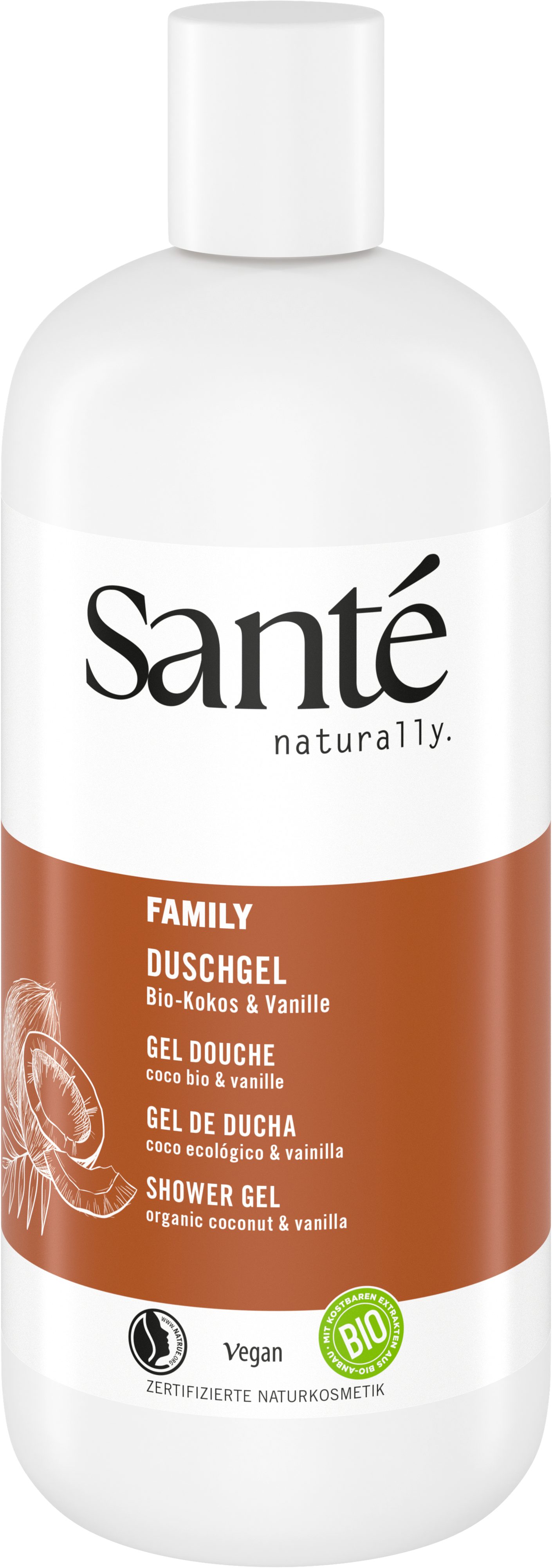 SANTE Duschgel Family Duschgel, Duschgel, für die Körperreinigung, mit Aloe-Vera-Saft