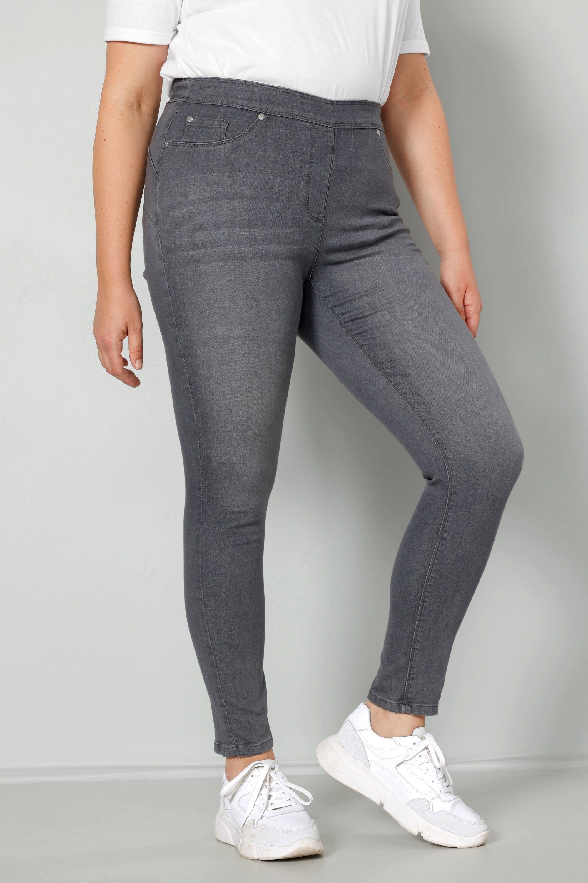 MIAMODA Leggings PushUp-Jeggings Elastikbund günstig online kaufen