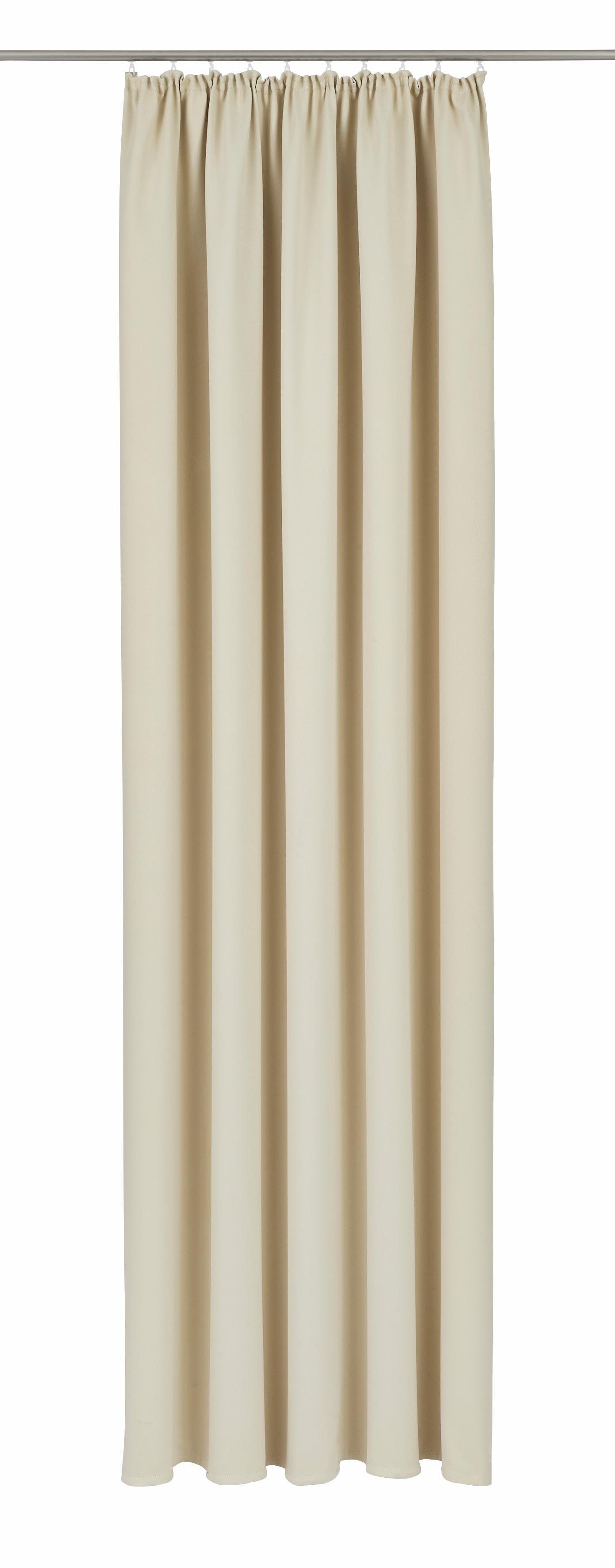 VHG Verdunkelungsvorhang Leon (1 St), Kräuselband, verdunkelnd, Energie sparend,Wärmeschutz,blickdicht,verschiedene Größen. € 25,60