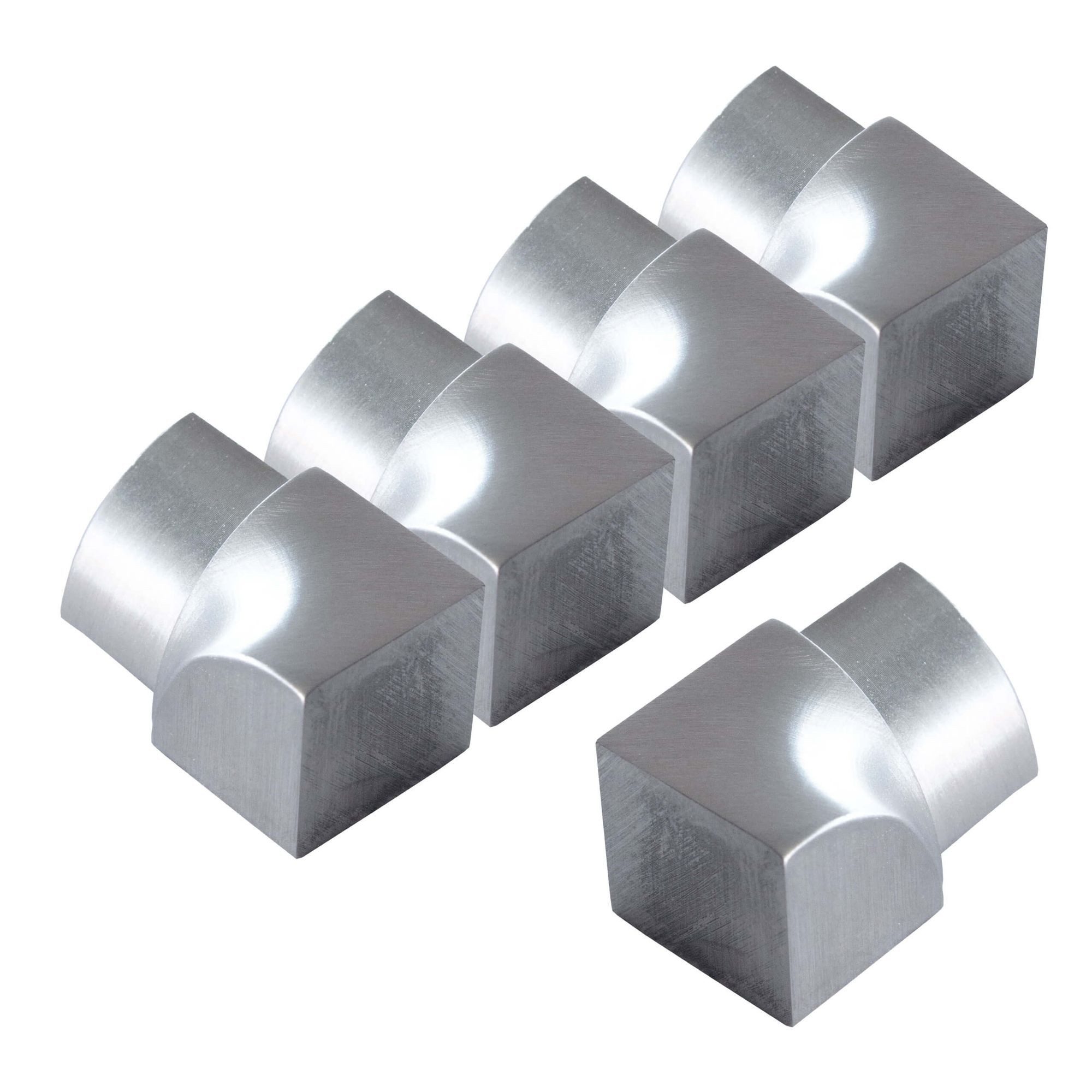 Dalsys Profil (Inneneck für Fliesenschiene Viertelkreisprofil Edelstahl, 5-St), Fliesenprofil