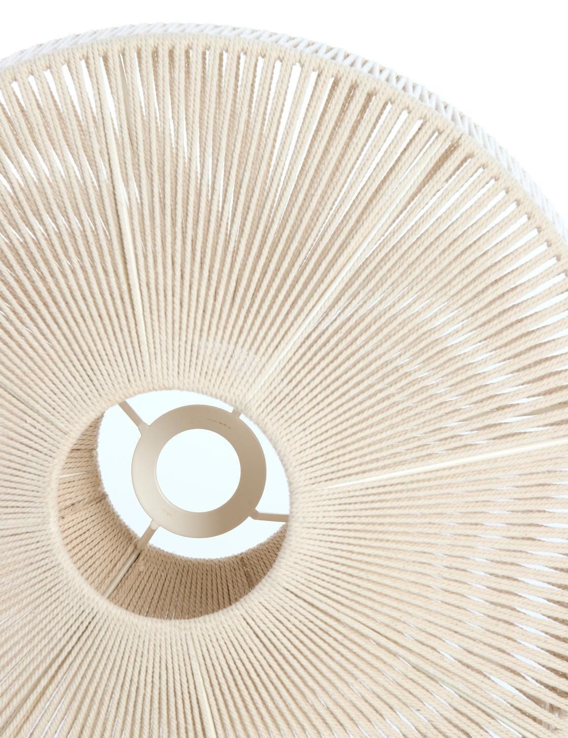 Light & Living Lampenschirm BILJANA, Ø 43 cm, Creme, Baumwolle, Eisen, ohne Lampenfuß