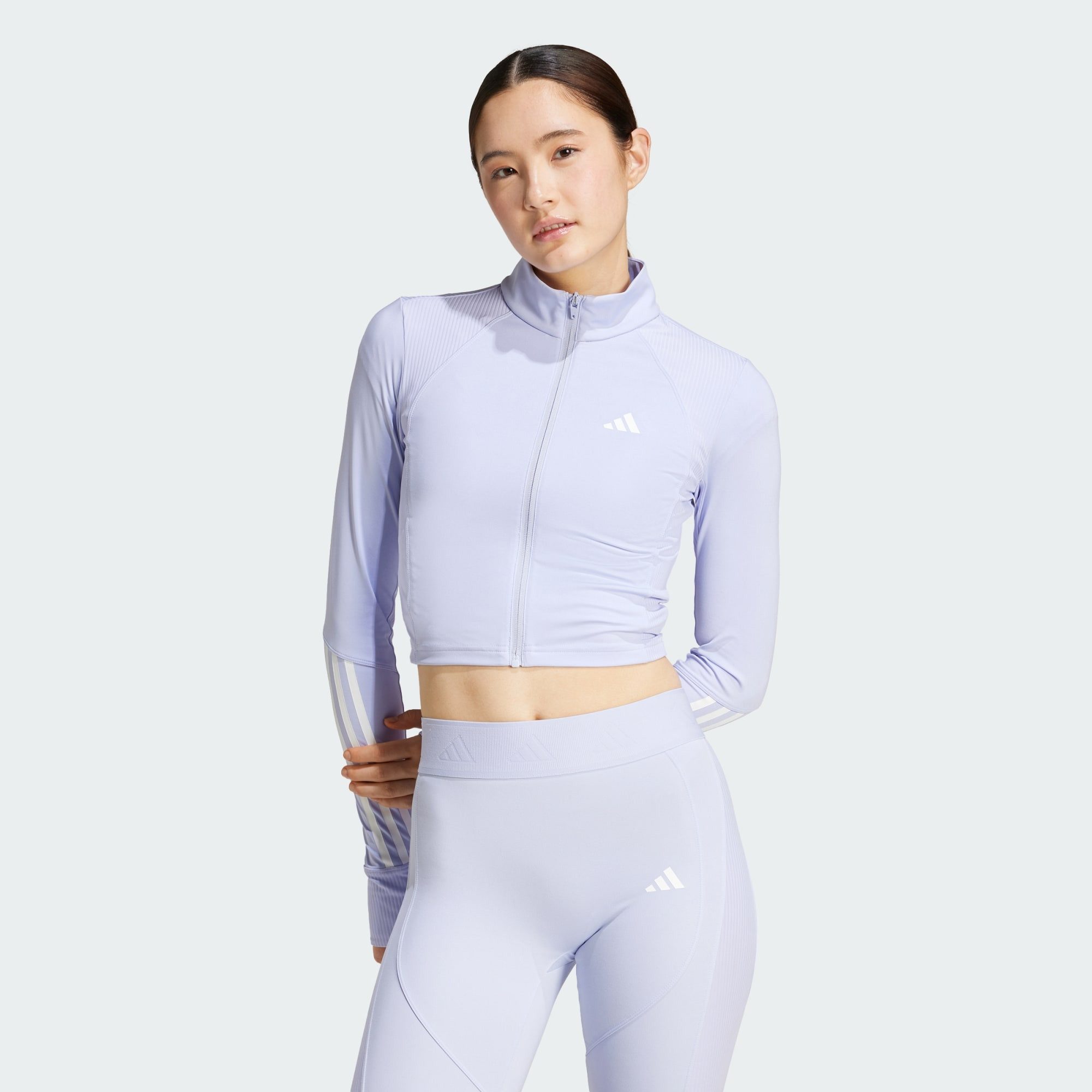 adidas Performance Trainingstop HYPERGLAM RIBBED JACKE günstig online kaufen
