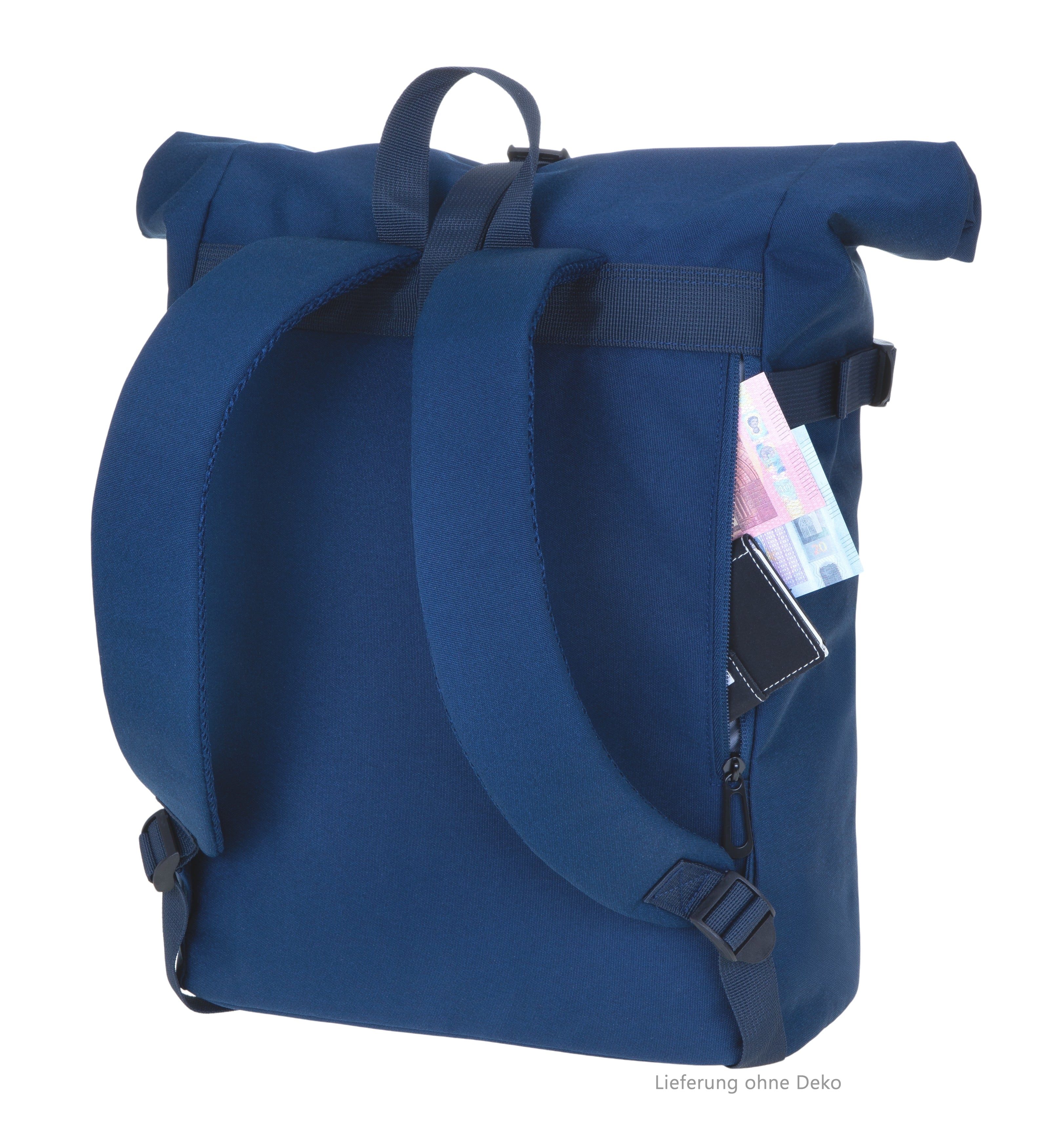ELEPHANT Rucksack Damen Herren Freizeitrucksack A4 groß Laptoprucksack, Travel Geheimfach Daypack Reiserucksack Tasche One 13114 + Flasche