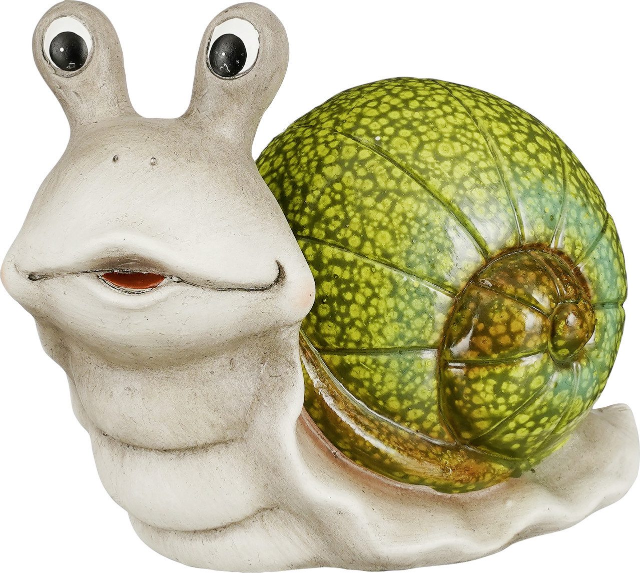 Gartenfigur Mica Decorations Schnecke Keramik 18,5 x 24,5 x 14