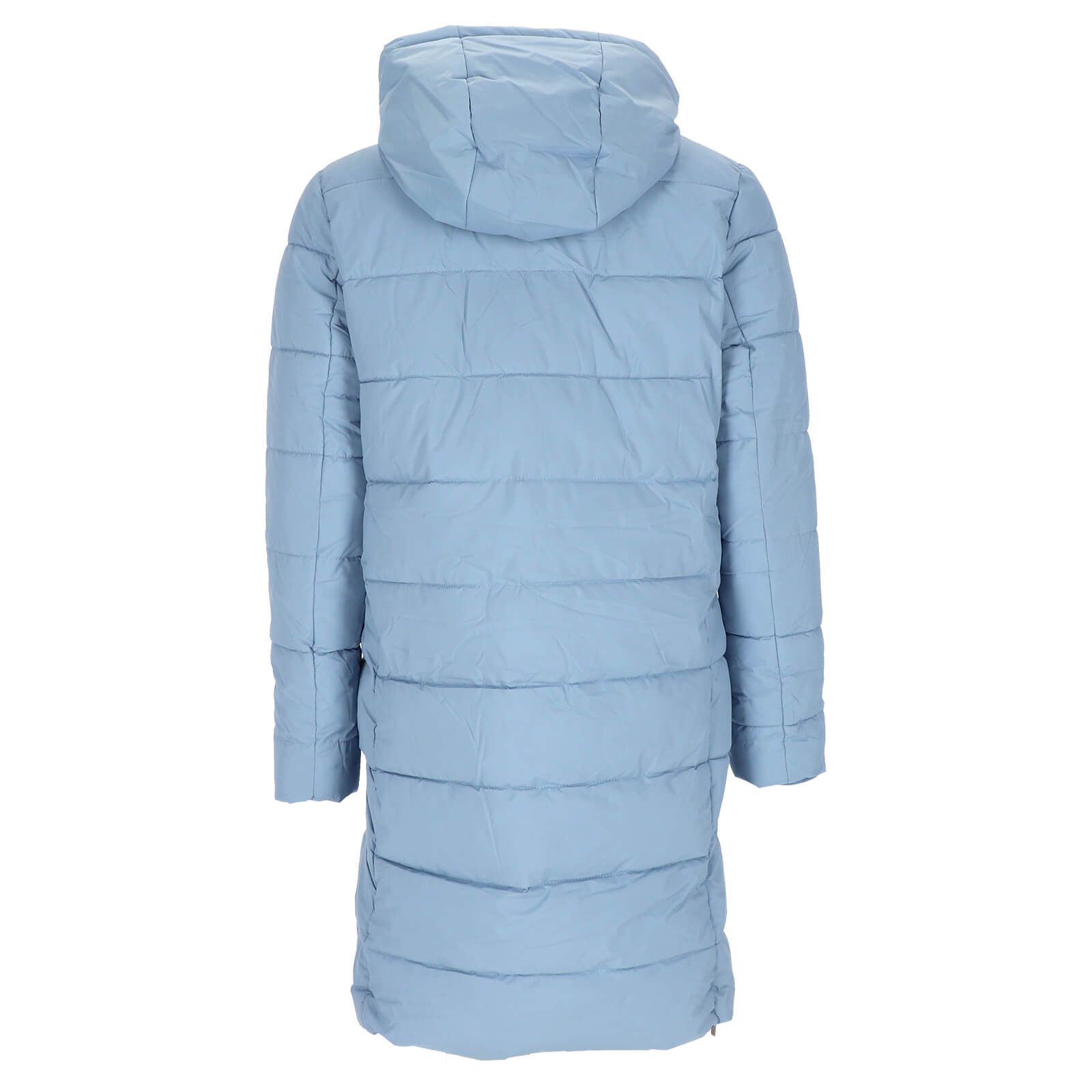 Blue Wave Steppmantel Damen Steppjacke Kaike lang mit verstellbarer Kapuze günstig online kaufen