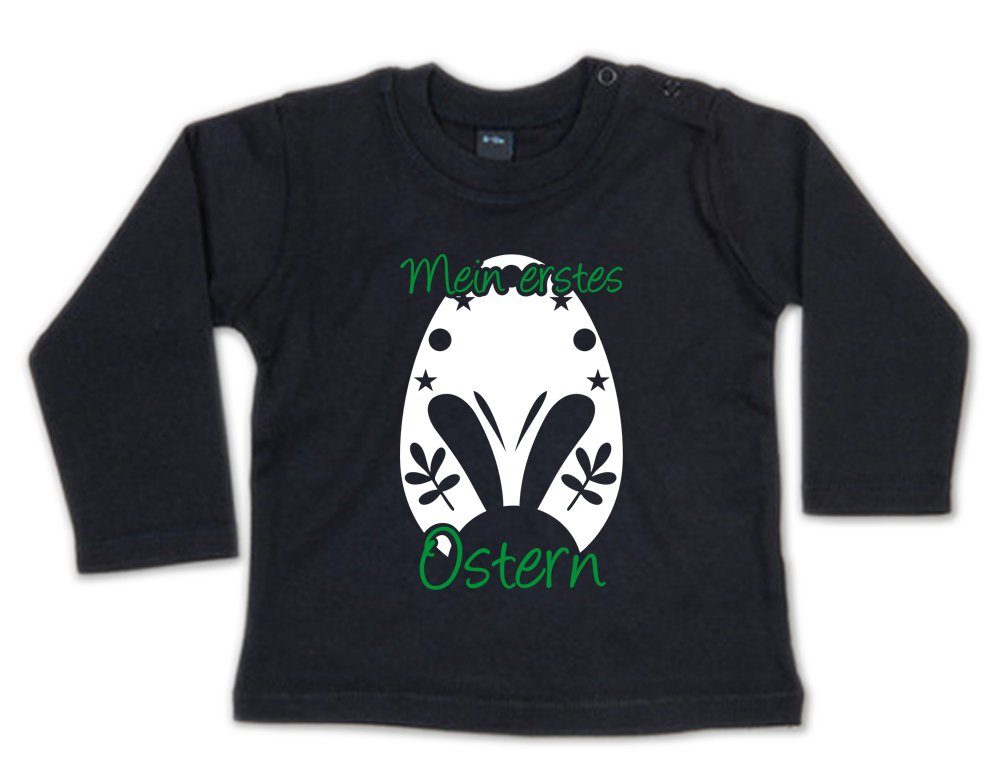 G-graphics Longsleeve Mein erstes Ostern – Osterei Baby Sweater, Baby Longsleeve T, mit Spruch / Sprüche, mit Print / Aufdruck, Geschenk zu Ostern