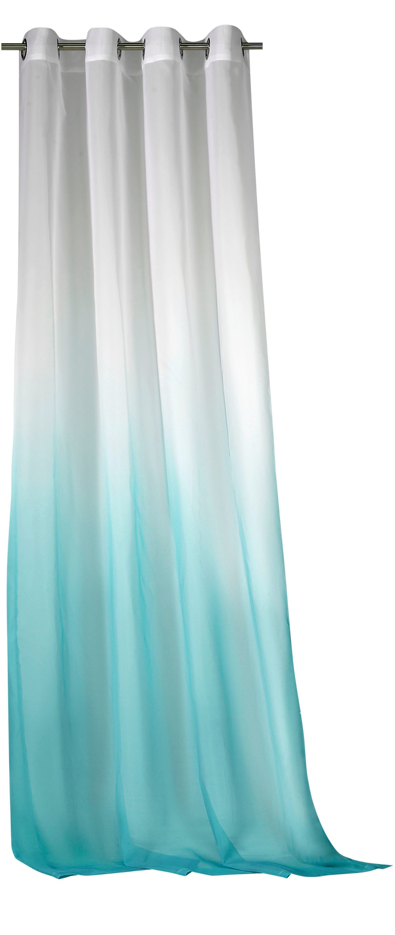 Weckbrodt Vorhang "Maischa" Schlaufen 1 Stk. tlg. Voile, transparent mit Fa günstig online kaufen