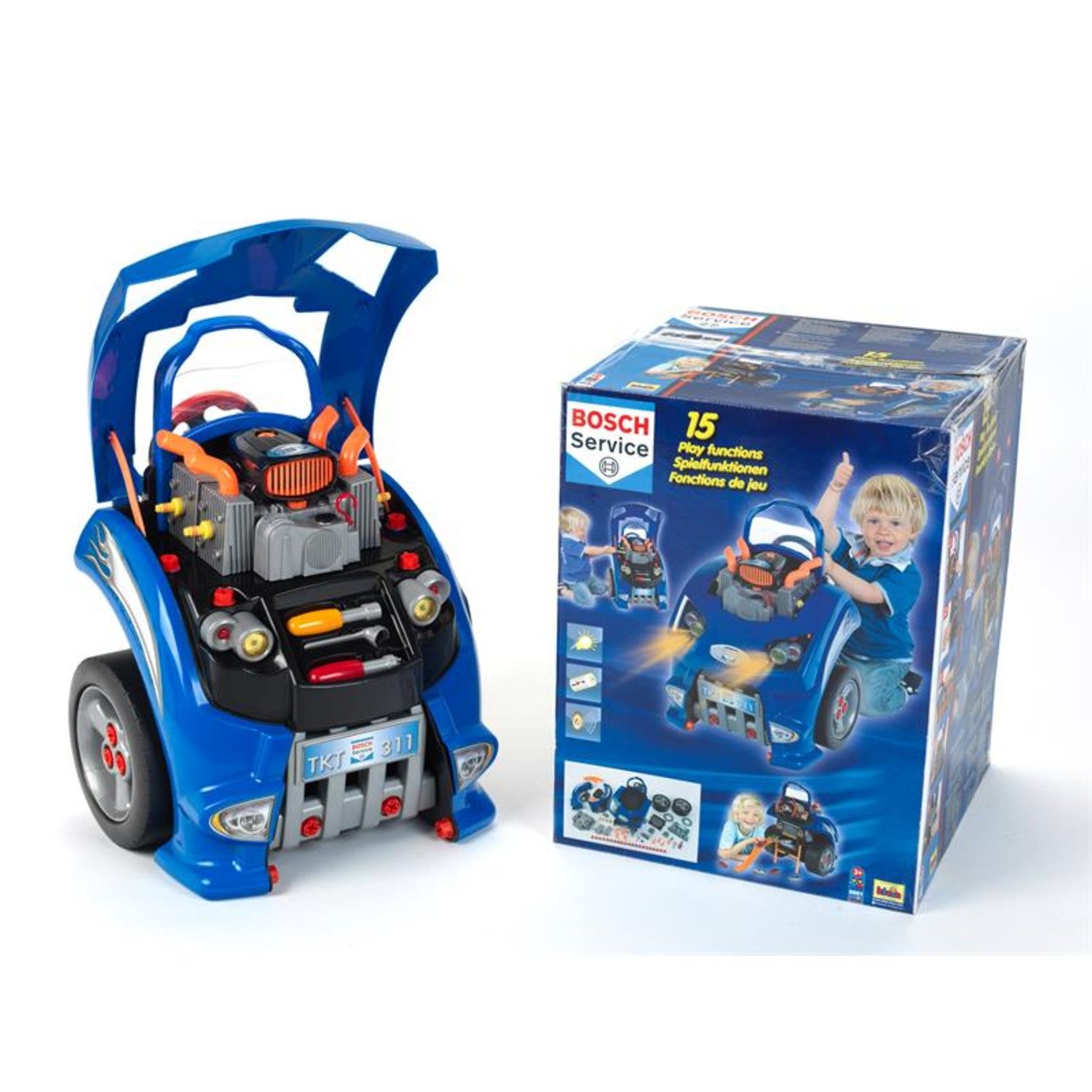 Theo Klein Spielwerkbank 2851 Bosch Service Car Station günstig online kaufen