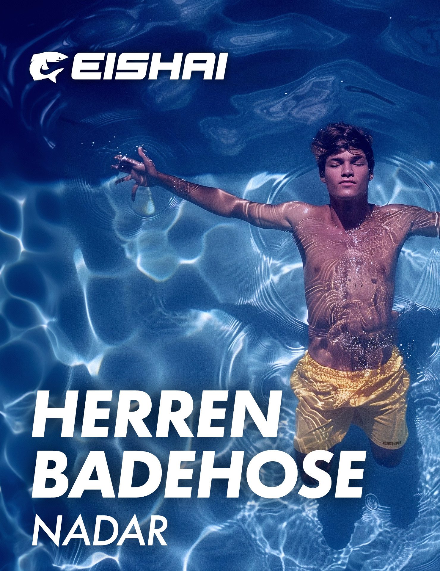 EISHAI Badeshorts "Nadar" Herren schnell trocknend und elastisch, mit Tasch günstig online kaufen