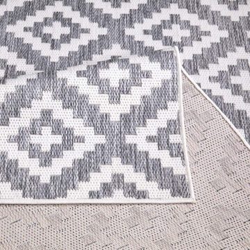 Teppich Outdoor, Carpet City, rechteckig, Höhe: 5 mm, Wetterfest, Flachgewebe, auch in quadratischer Form erhältlich