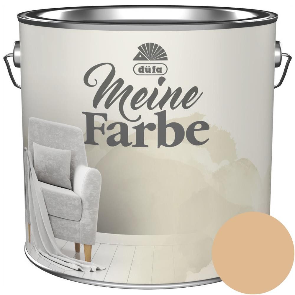 düfa Wandfarbe Meine Farbe GEWÜRZE MUMBAIS 2,5L Zimmerfarbe Deckenfarbe, Edelmatte Optik & Leichte Verarbeitung