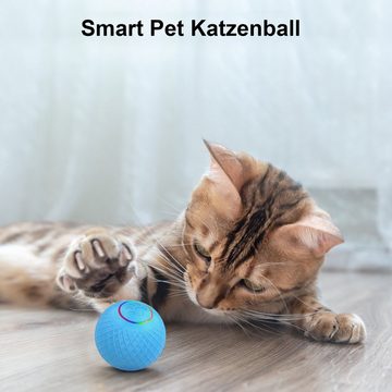 GLIESE Tier-Intelligenzspielzeug Elektrisches Katzenspielzeug interaktives Fernbedienung rollender Ball