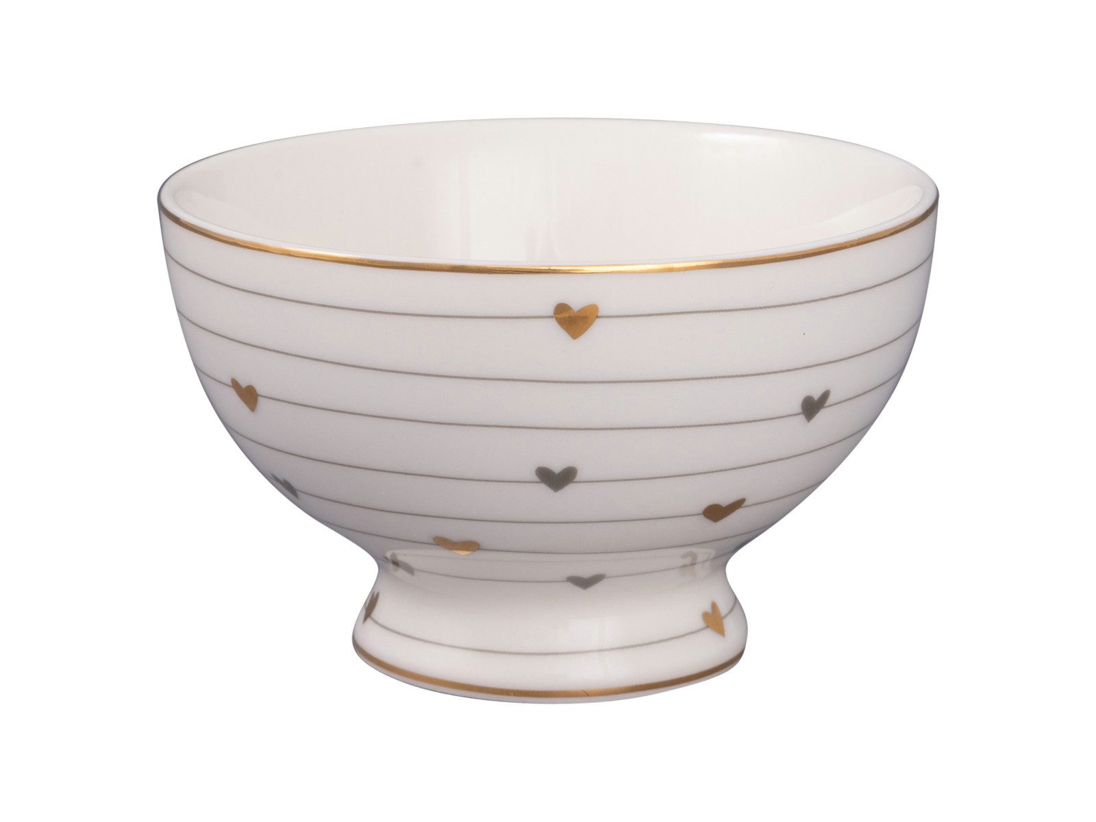 Greengate Schale Grace Snackbowl grey 10 cm, Steinzeug, (Bowls)