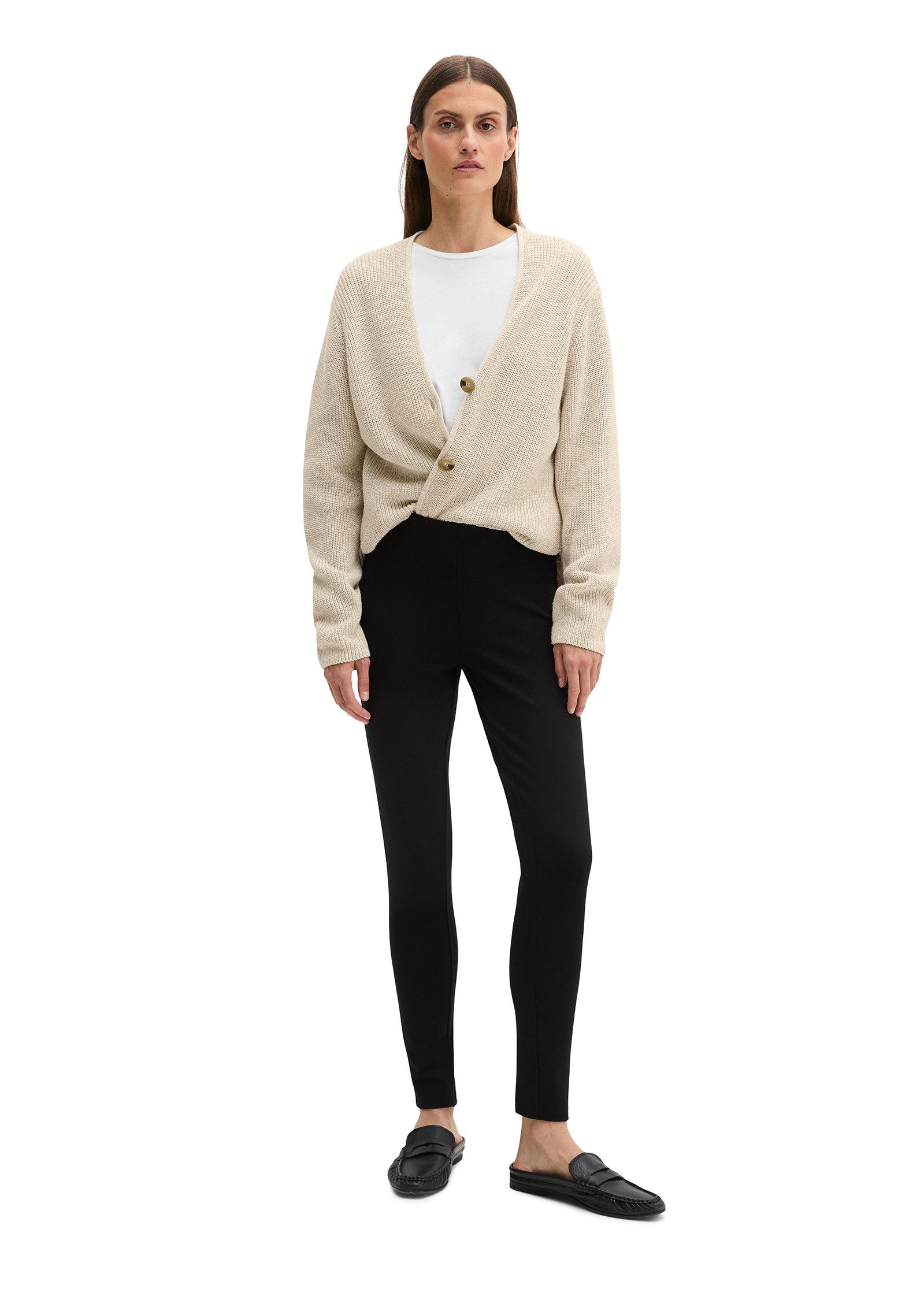 Marc O'Polo Jerseyhose mit breitem Bund