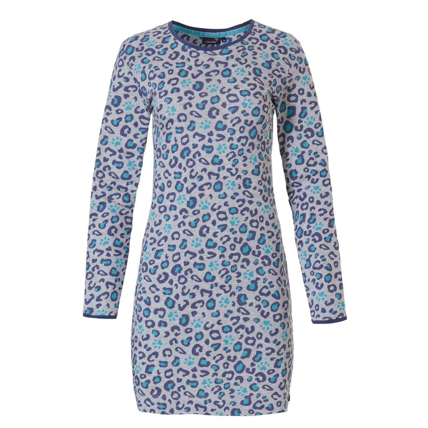 Rebelle Nachthemd Damen Schlafshirt mit langem Arm modisch (1-tlg) Modisches Design