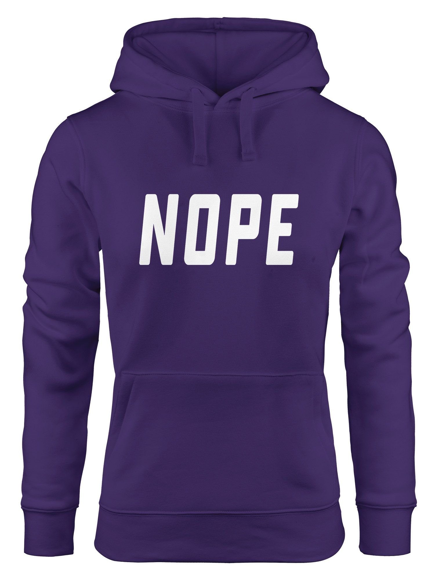 MoonWorks Hoodie Kapuzen-Pullover Damen NOPE Hoodie