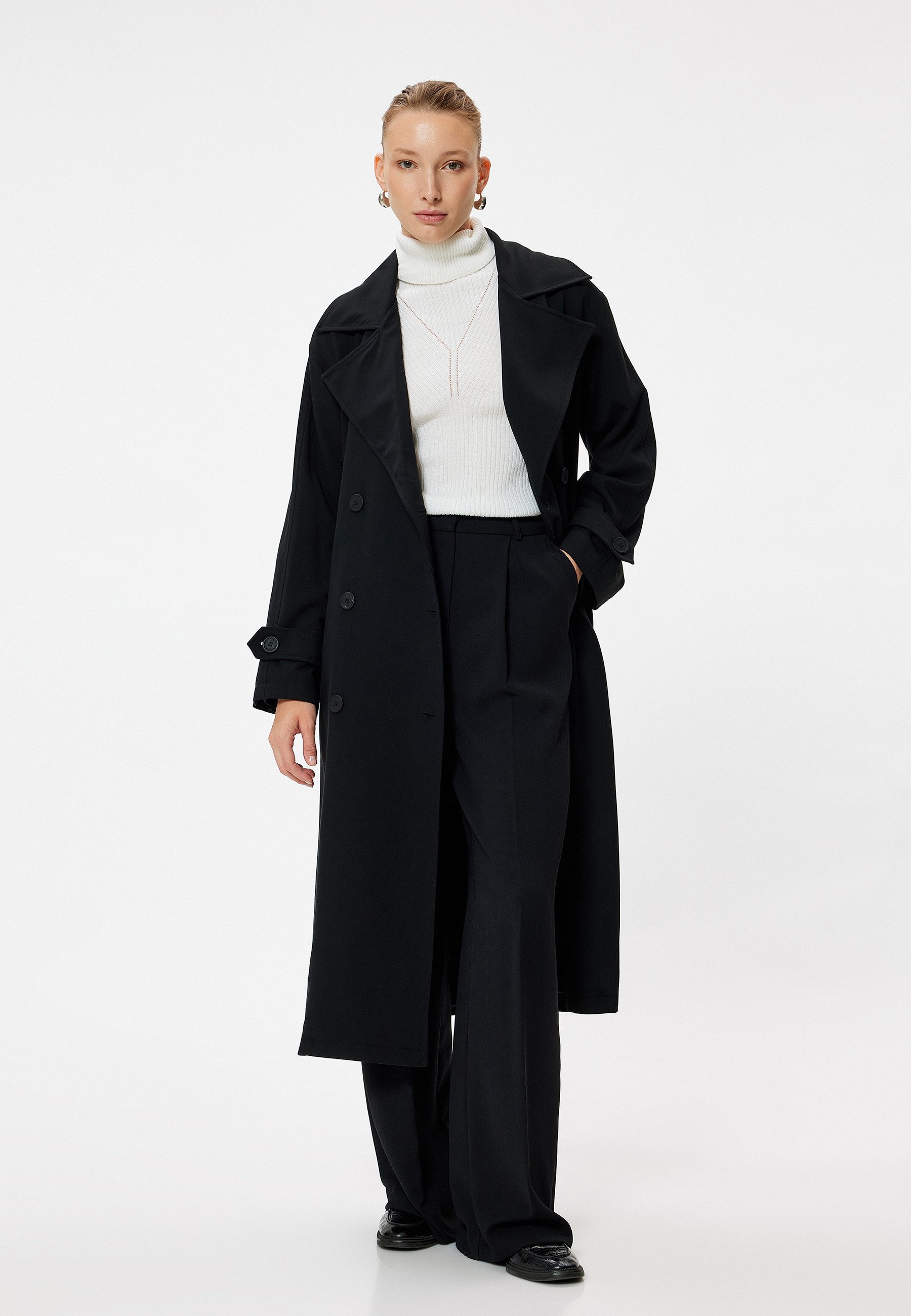 Trenchcoat Regular Mit Bauchgurt
