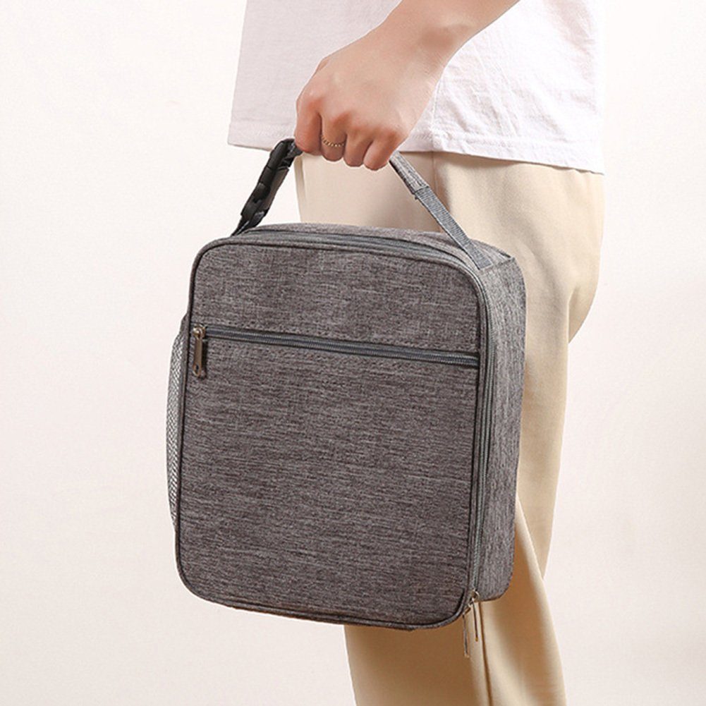 Blusmart Picknicktasche Tragbare Picknick-Kühltasche Mit isolierte black Reißverschluss, Lunchpaket